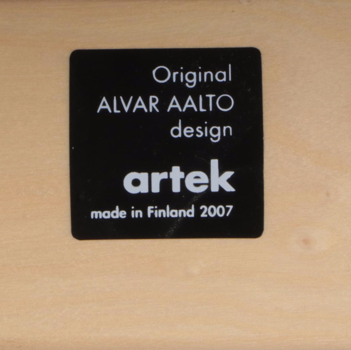Alvar Aalto for Artek Birch "406" Lounge Chair with Black Linen Webbing