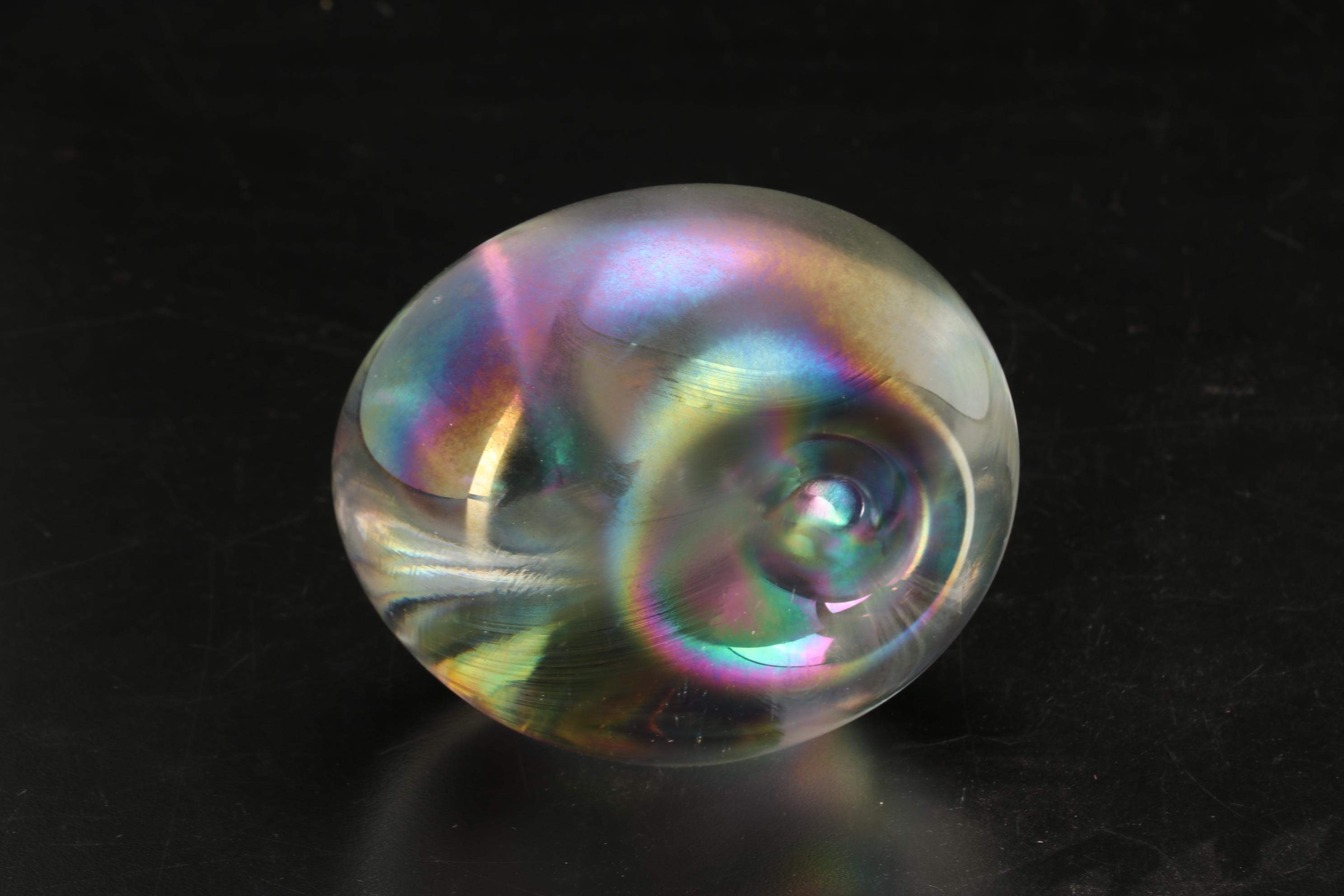 Michael Aram Polished Aluminum Ikebana Vase with Robert Eickholt Paperweight