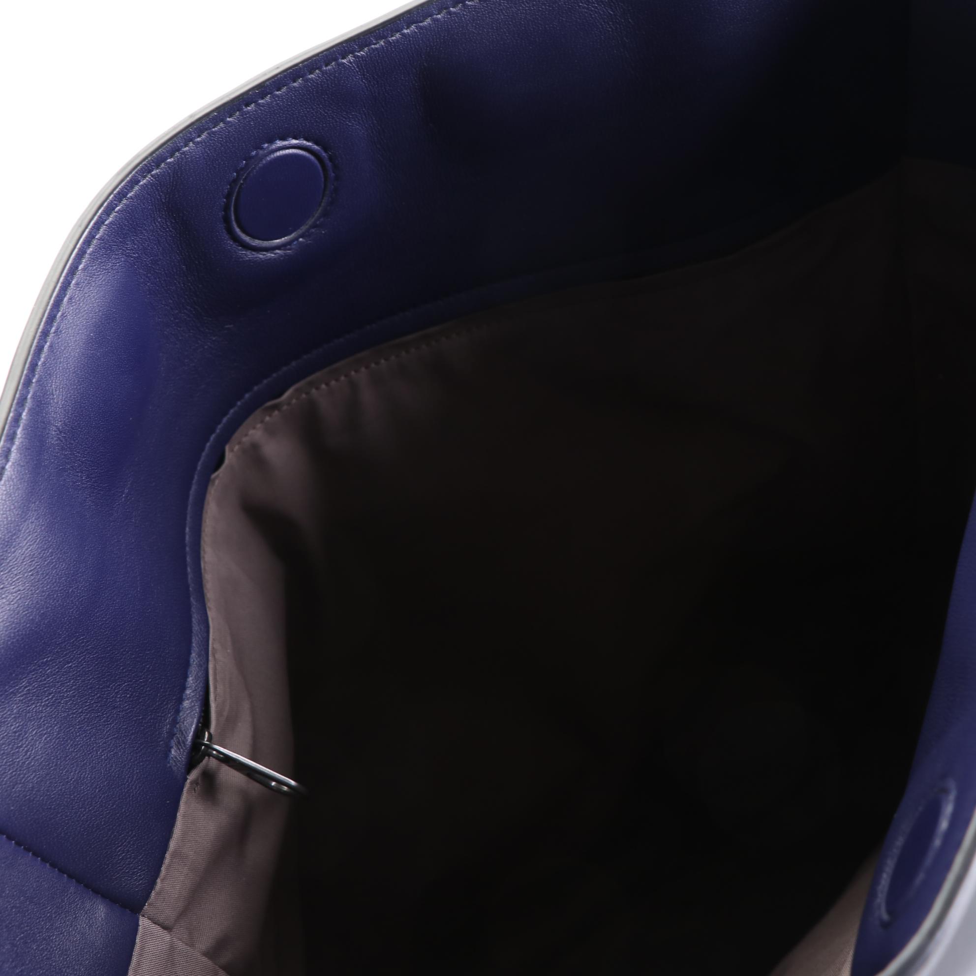 Bottega Veneta Zip Pocket Tote in Smooth and Intrecciato Leather