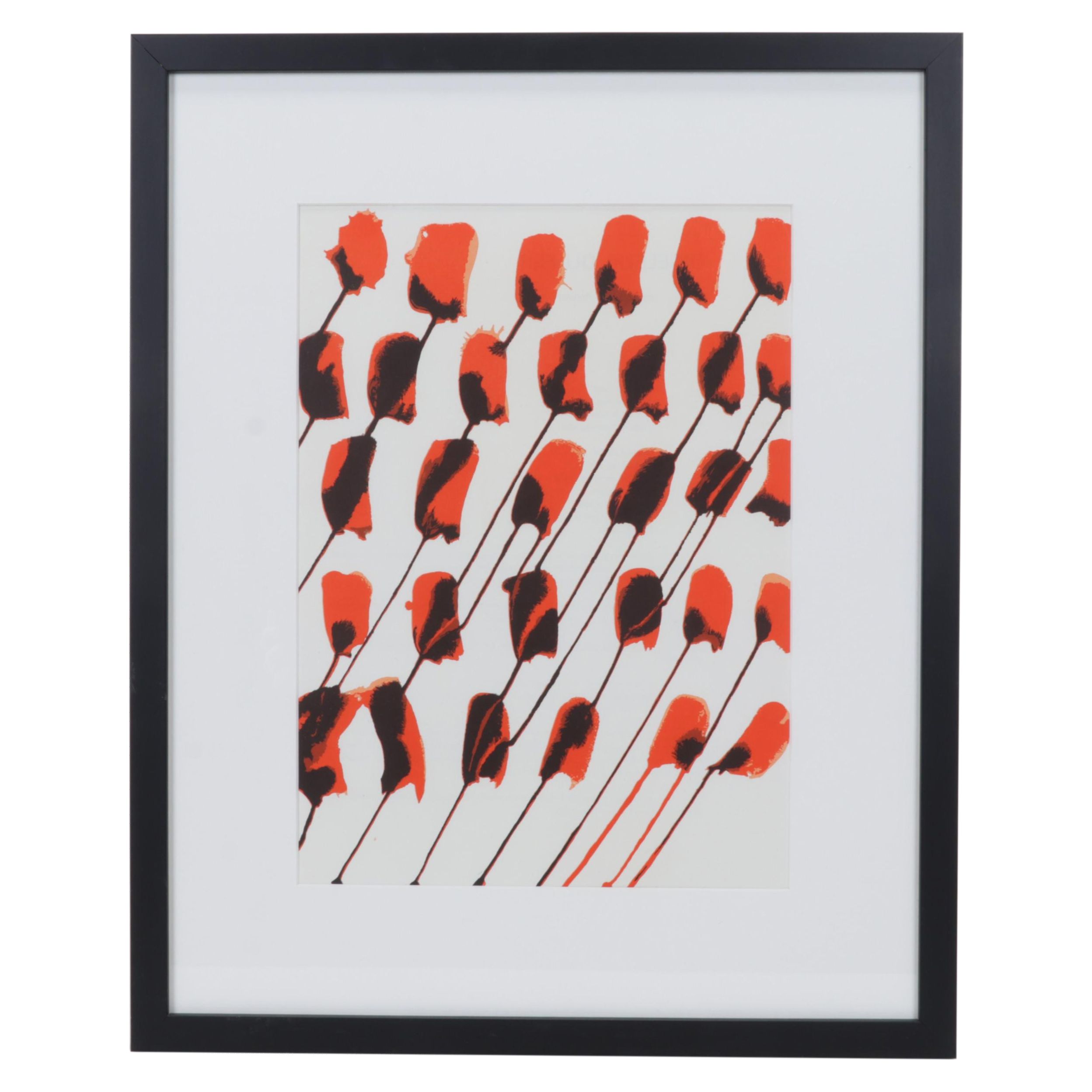 Alexander Calder Color Lithograph for "Derrière le Miroir," 1966