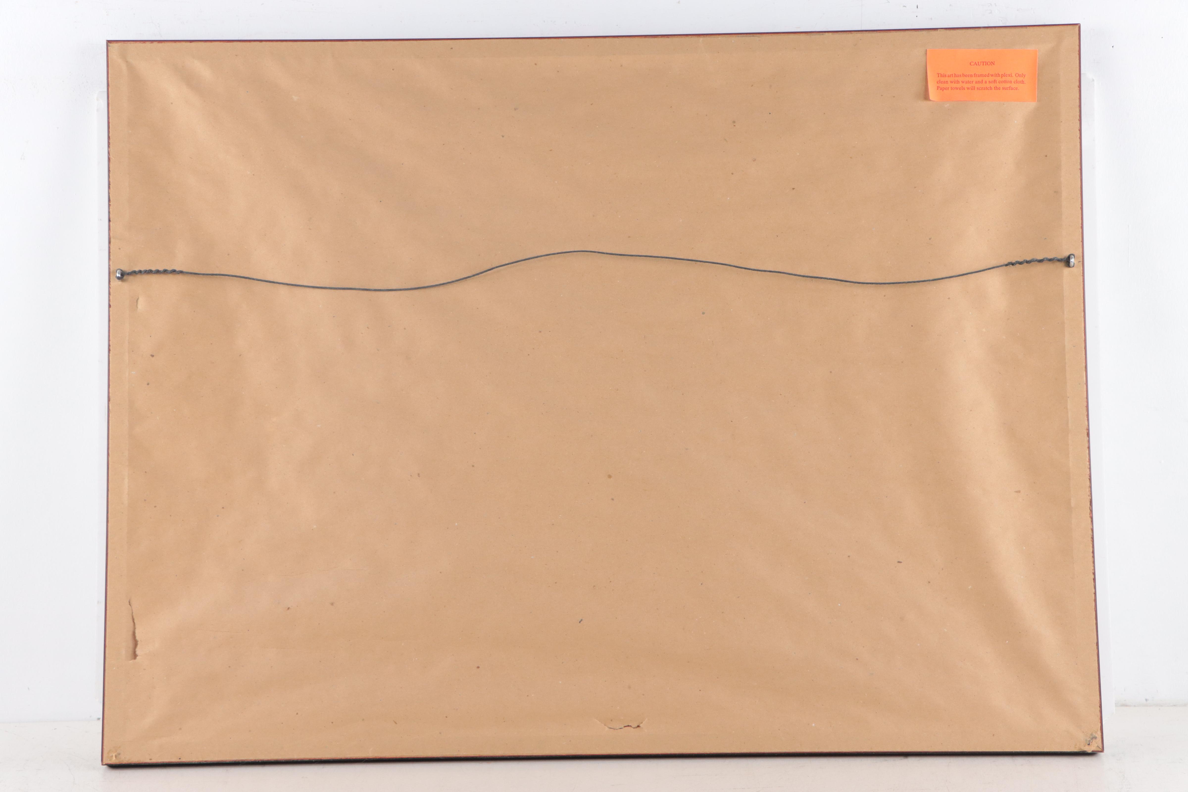 David Lee Giclée of Irises, Late 20th Century