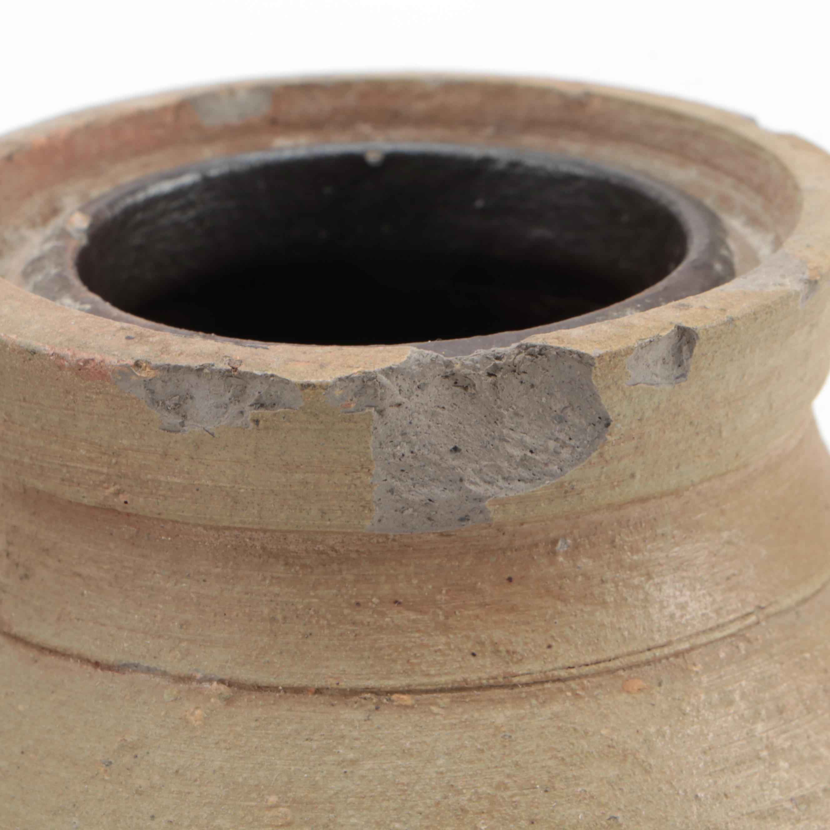 Stoneware Wax Seal Canning Jars, Late 19th/ Early 20th Century