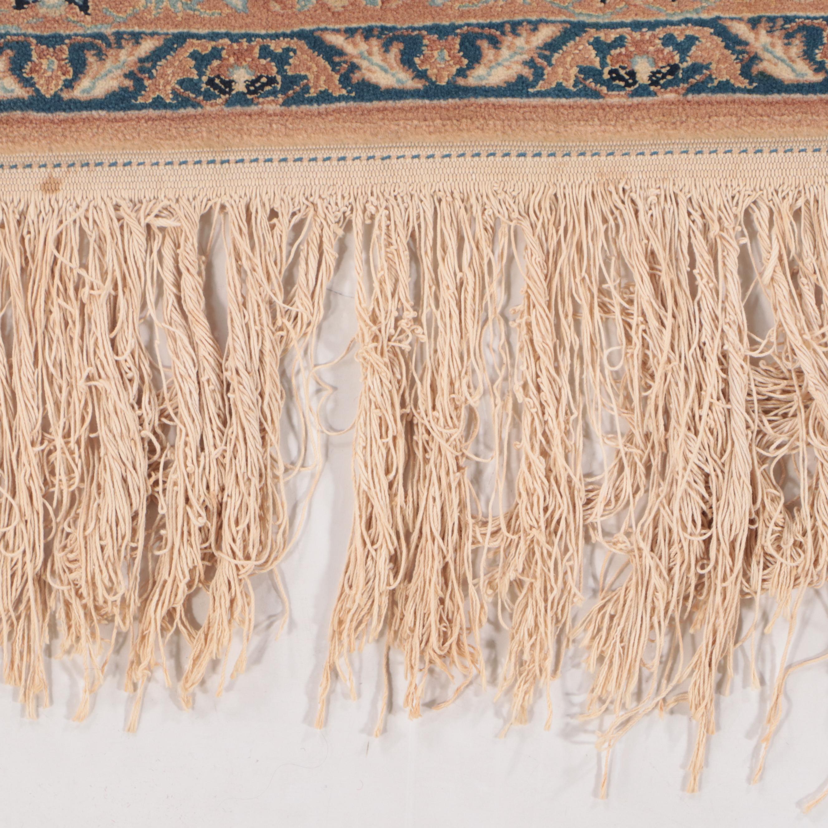 5'6 x 9'5 Hand-Knotted Sino-Persian Sarouk Style Area Rug