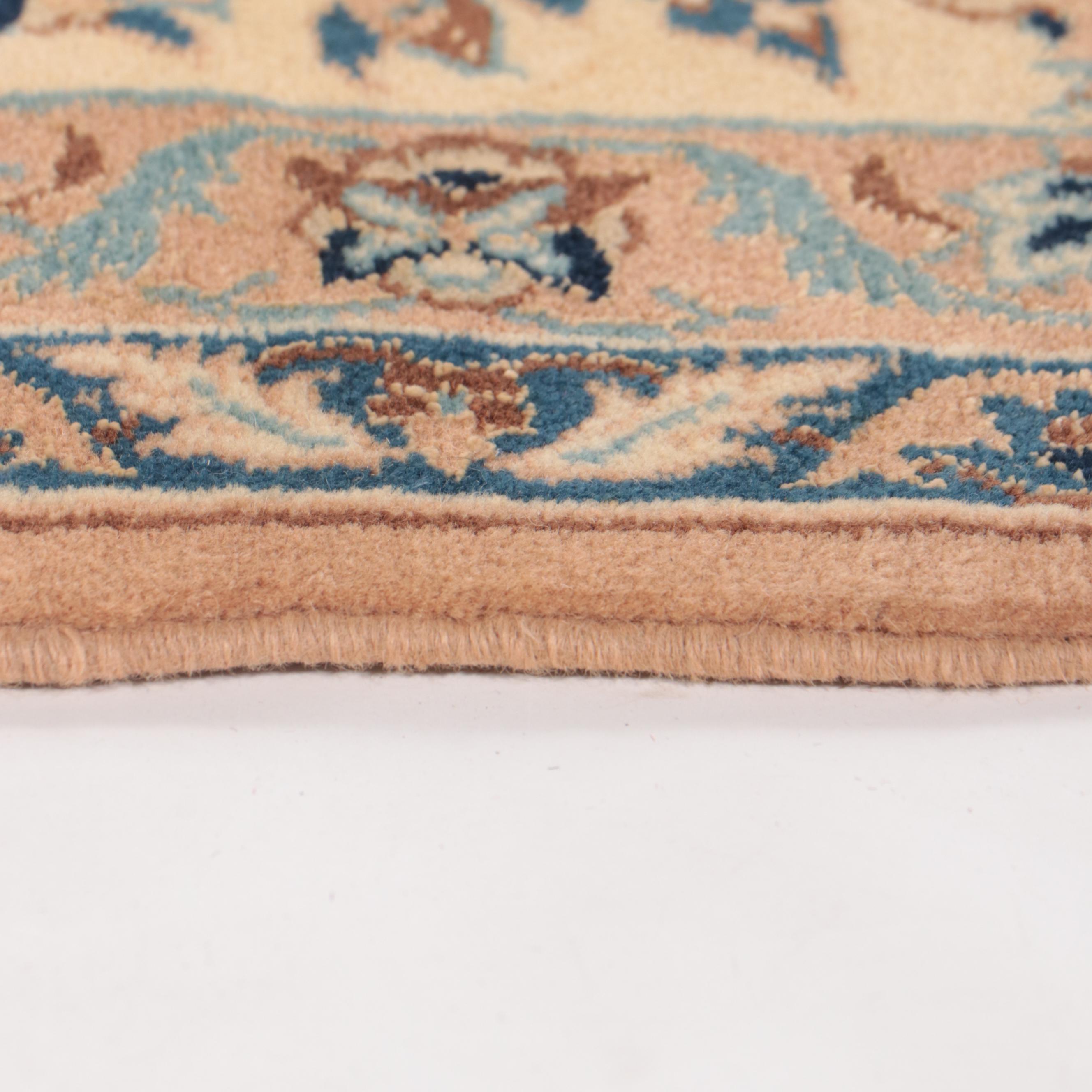 5'6 x 9'5 Hand-Knotted Sino-Persian Sarouk Style Area Rug