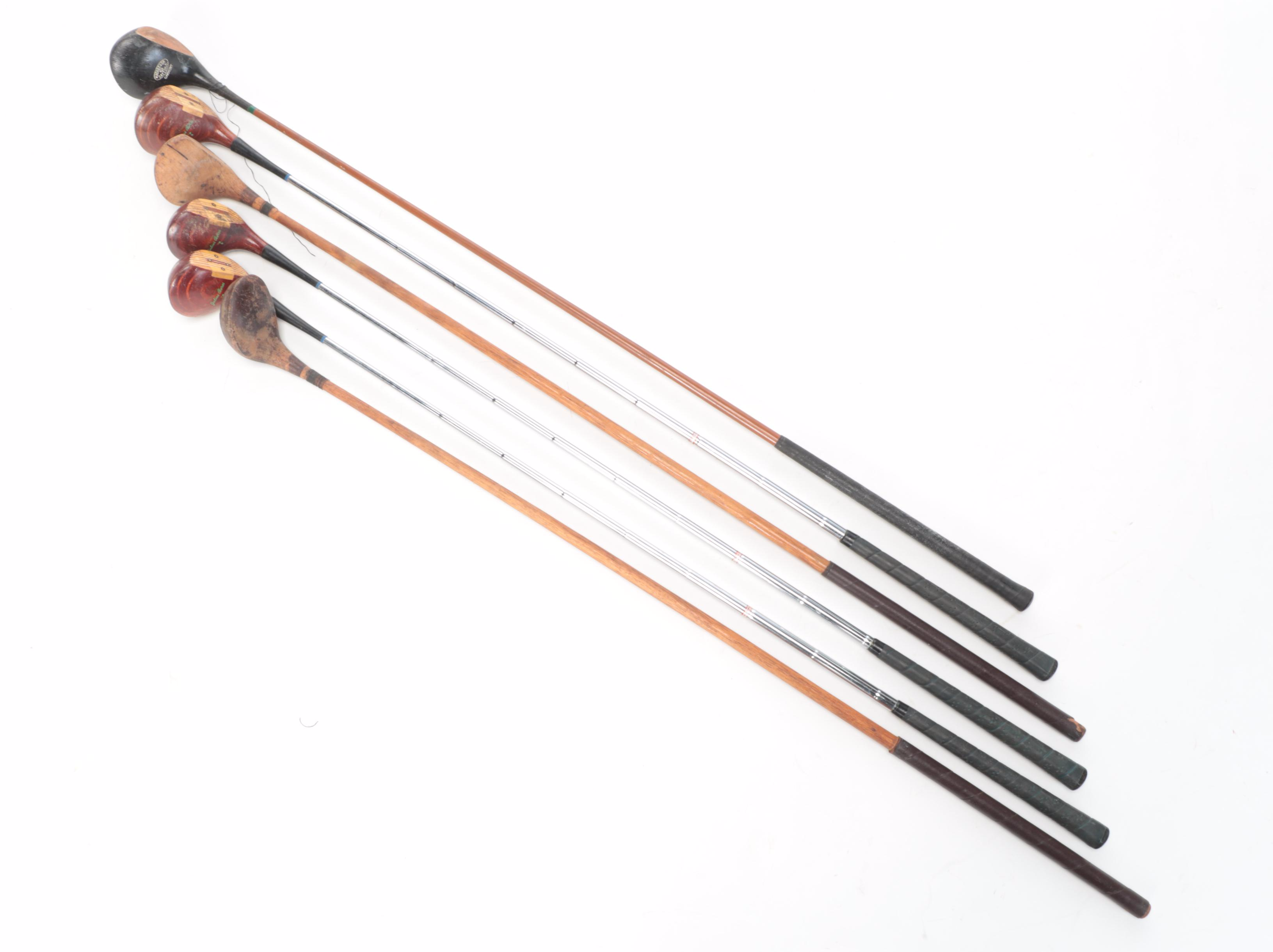 Wilson Strata-Bloc Woods, Royal and More Putters, Other Left-Handed Clubs in Bag