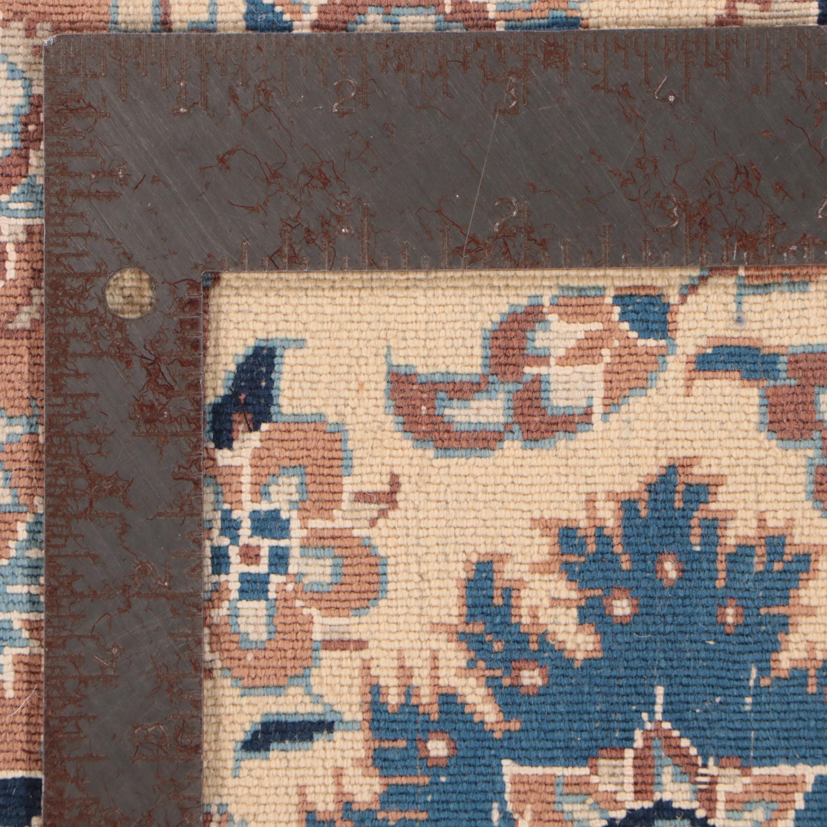 5'6 x 9'5 Hand-Knotted Sino-Persian Sarouk Style Area Rug