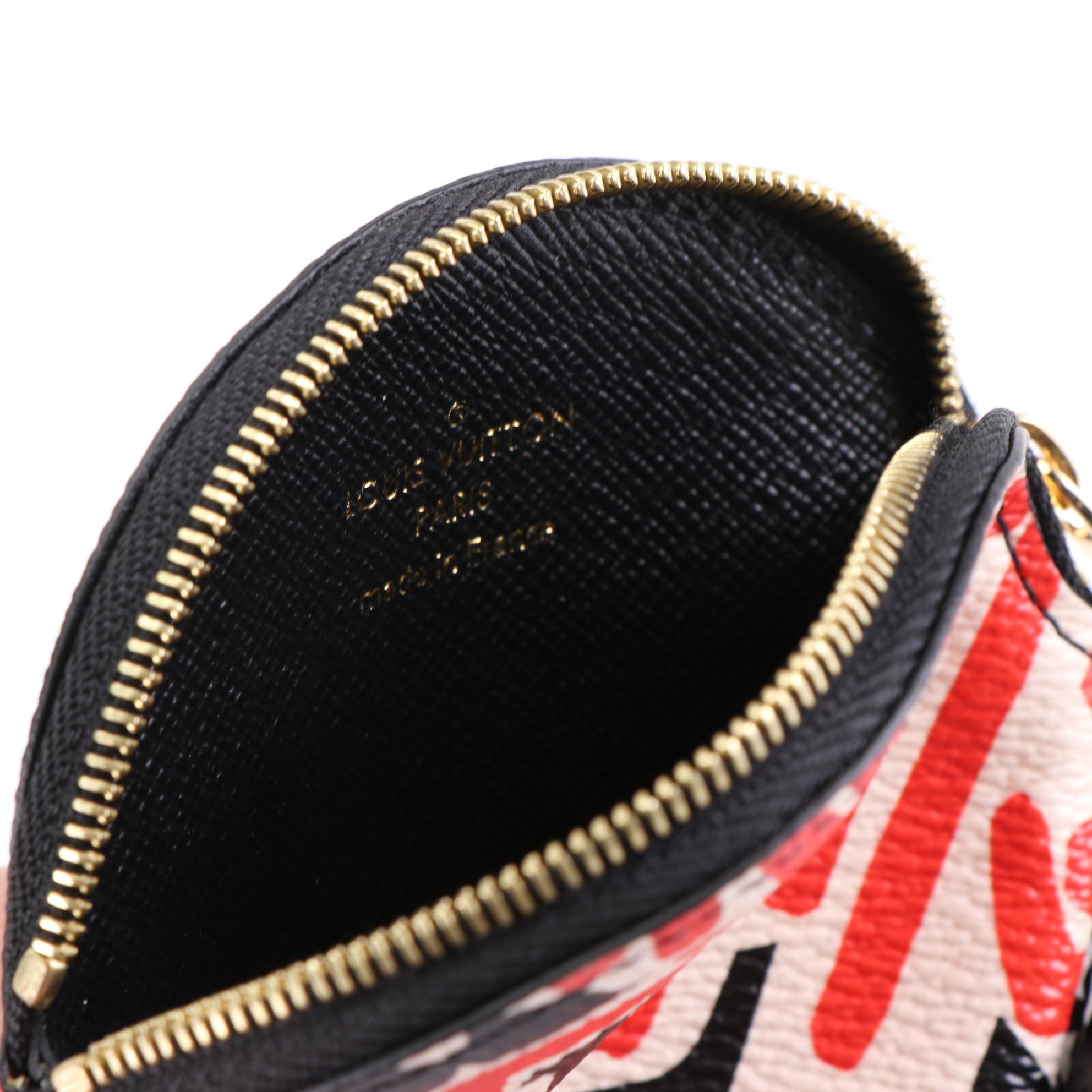 Louis Vuitton Round Coin Purse in Limited Edition Crafty Monogram Canvas