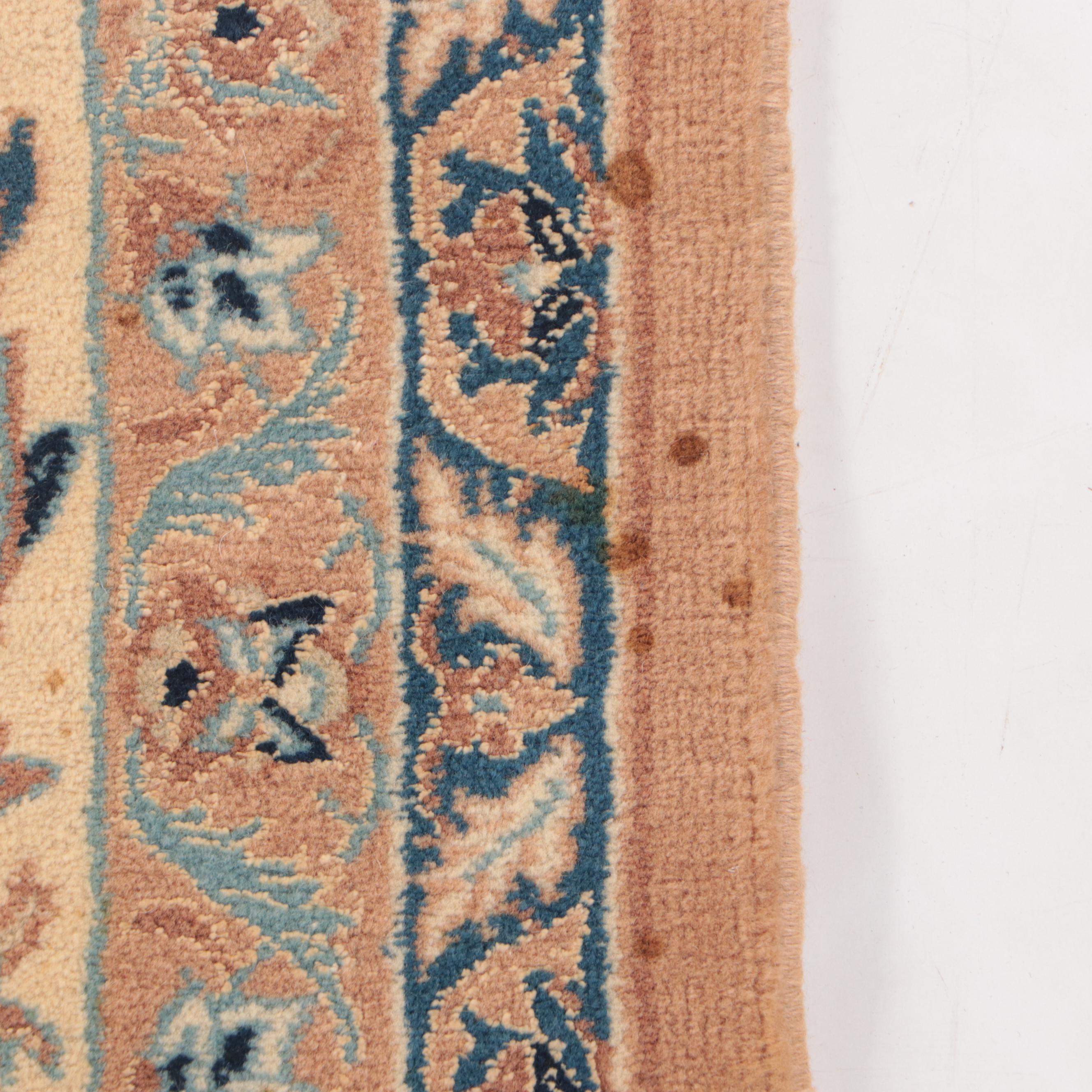 5'6 x 9'5 Hand-Knotted Sino-Persian Sarouk Style Area Rug