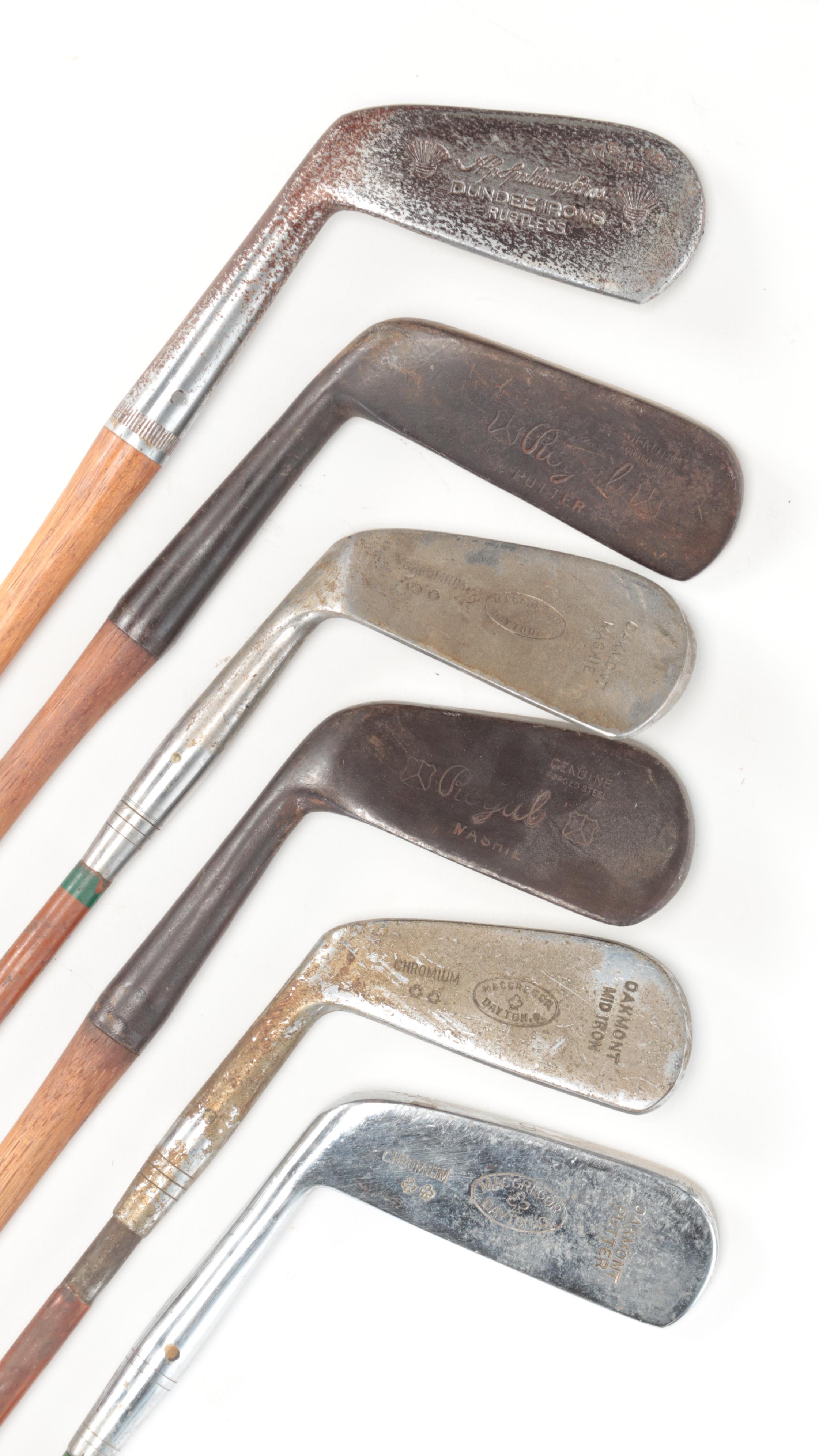 Wilson Strata-Bloc Woods, Royal and More Putters, Other Left-Handed Clubs in Bag