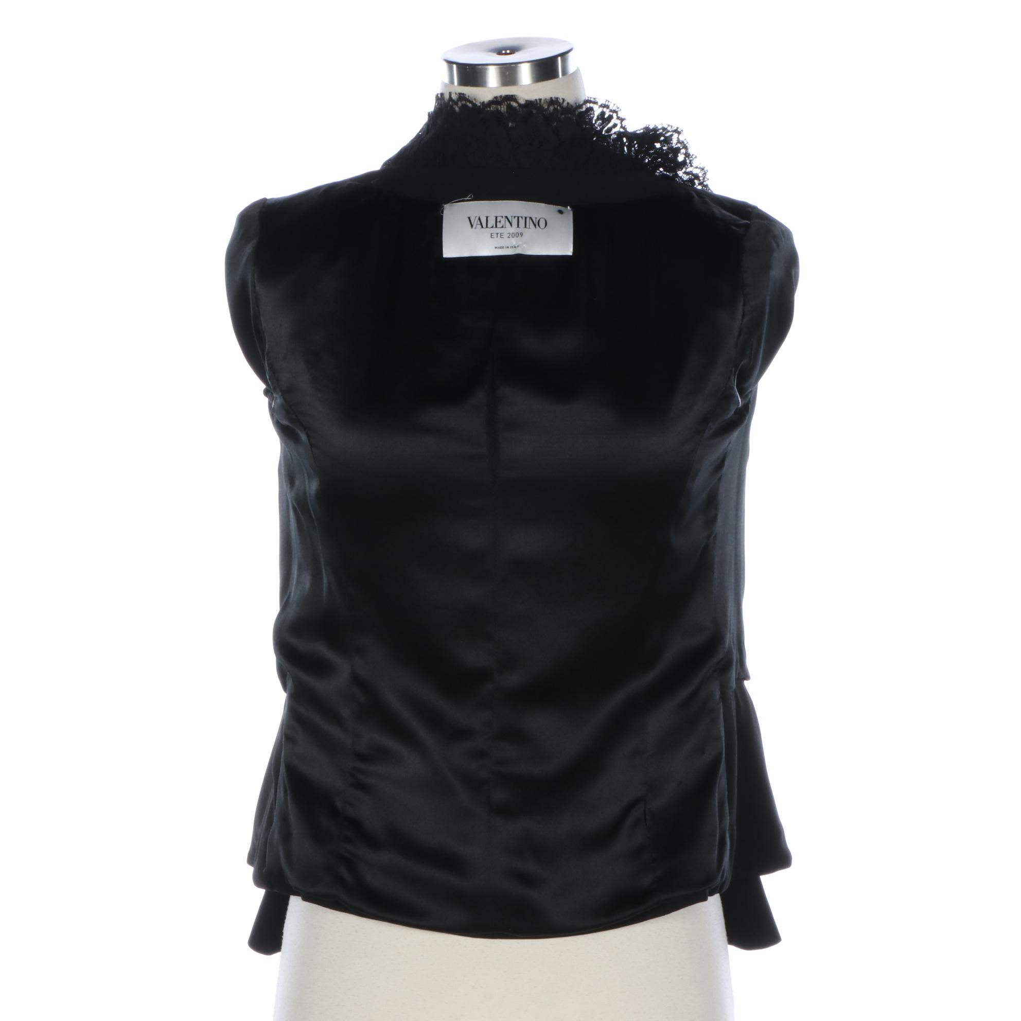 Valentino Summer 2009 Collection Lace Trim Jacket