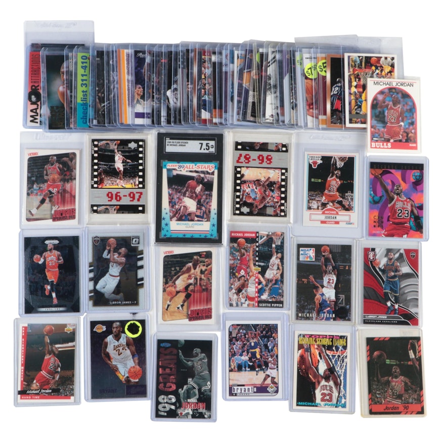 Upper Deck, Other Basketball Cards with Graded Jordan, Bryant, More, 1980s–2010s