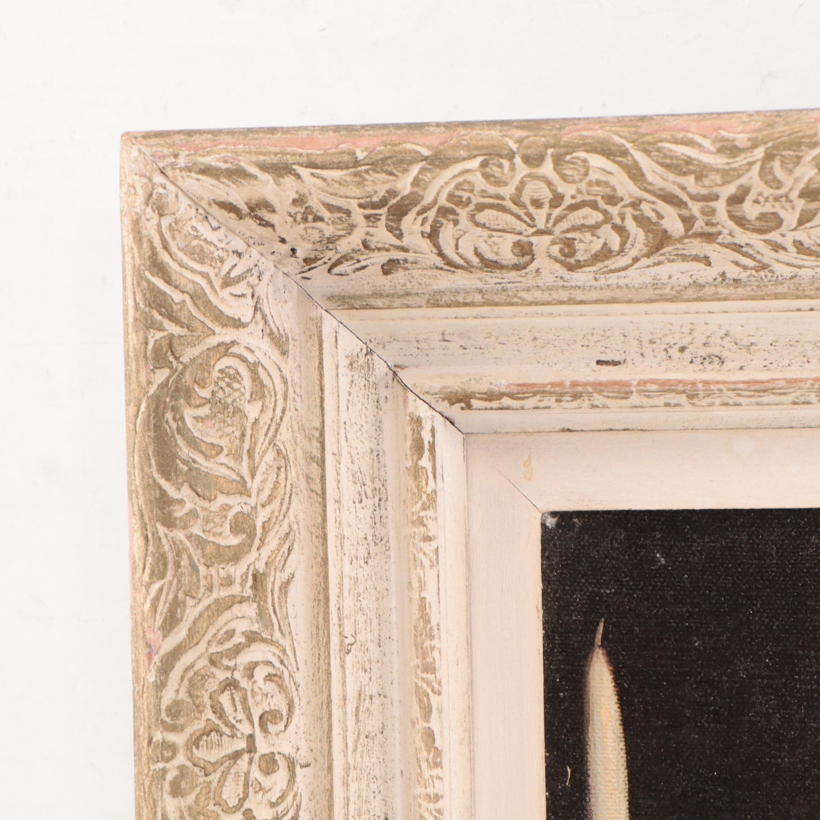 Dov Naniah Oil Painting of a Passover Table, Late 20th Century