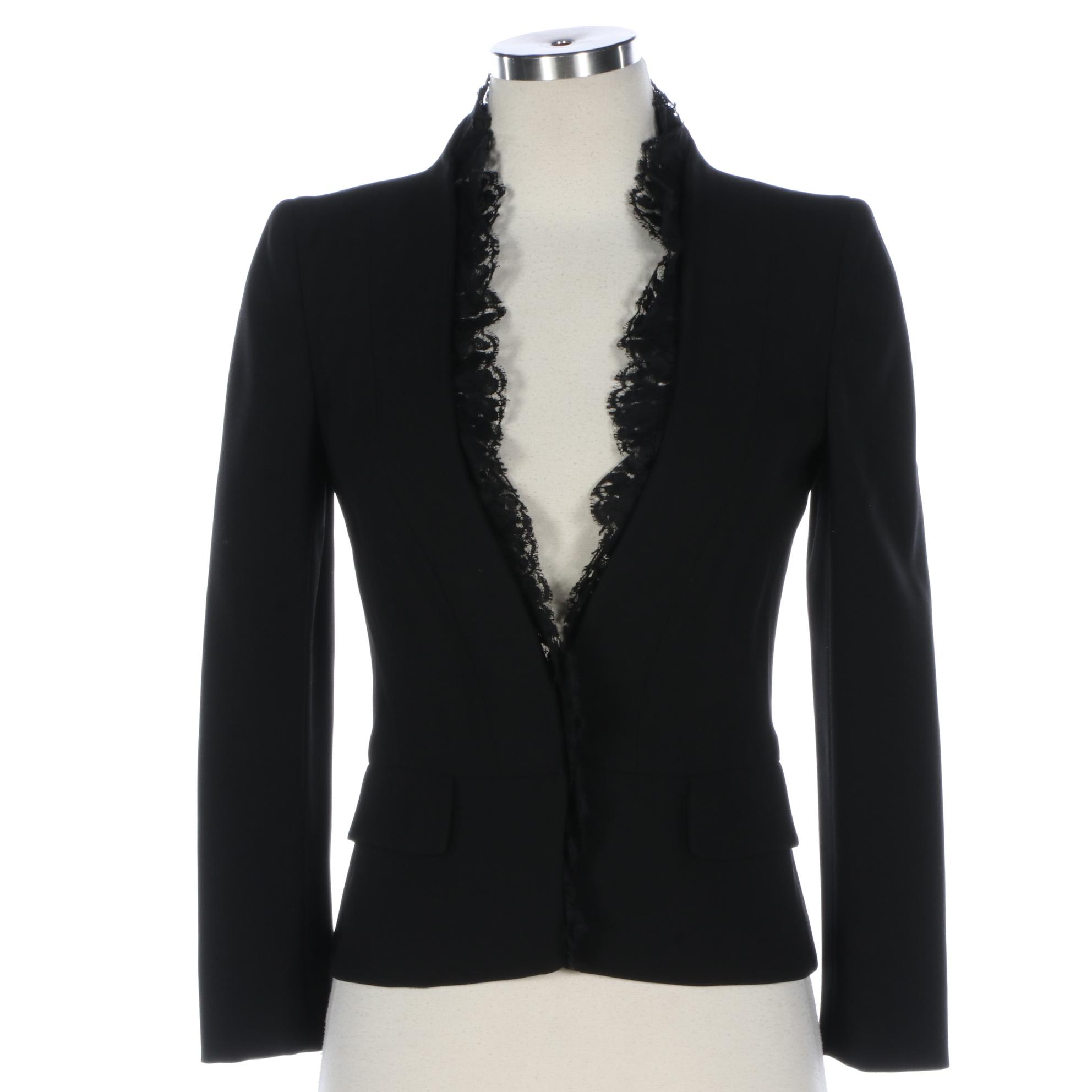 Valentino Summer 2009 Collection Lace Trim Jacket