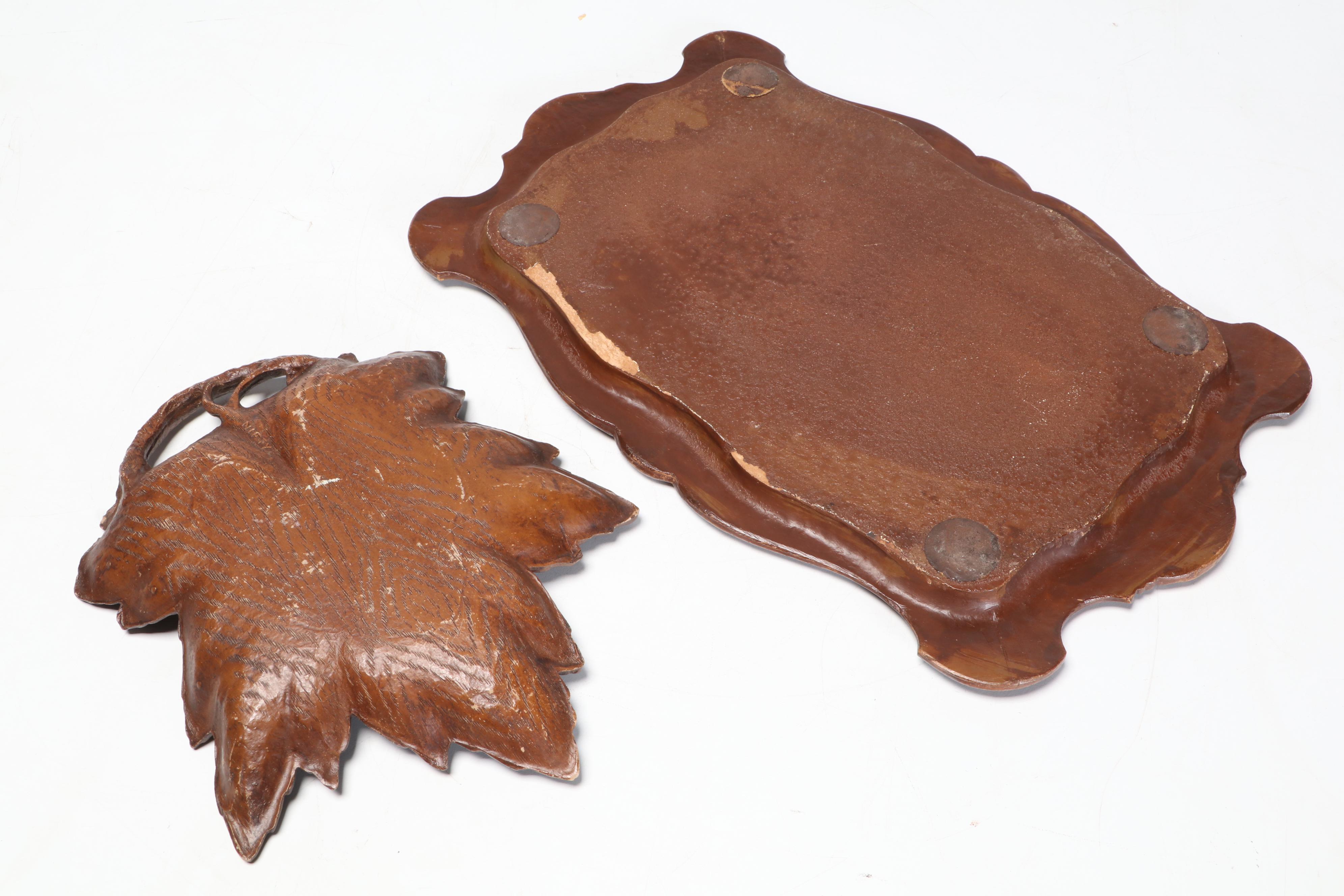 Oak Frame Wall Mirror with Wooden Low Table and More Décor