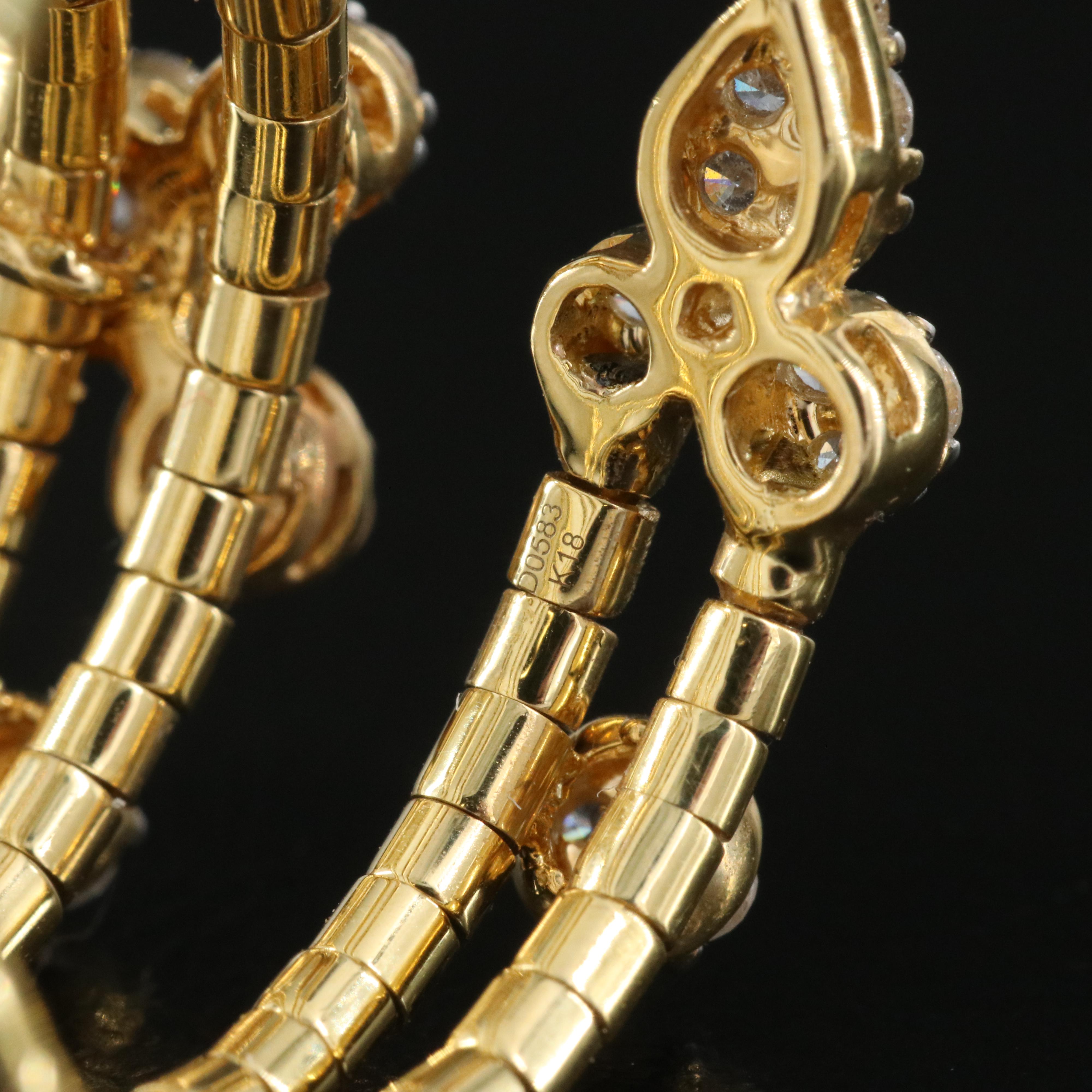 18K 0.58 CTW Diamond Wrap Ring