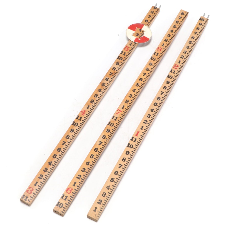 Eight Foot Extending Ruler with Metal Slide