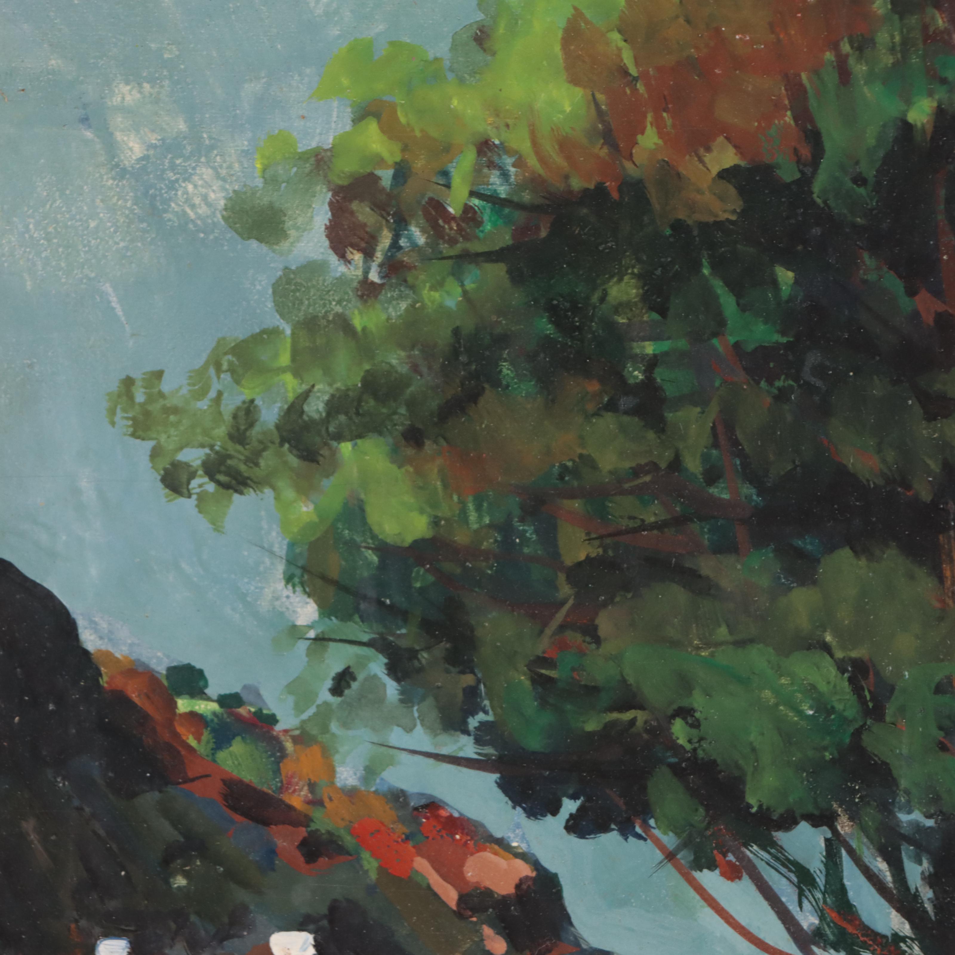 Alfredo Avitabile Oil Painting of The Amalfi Coast "Costiera Amalfitana"