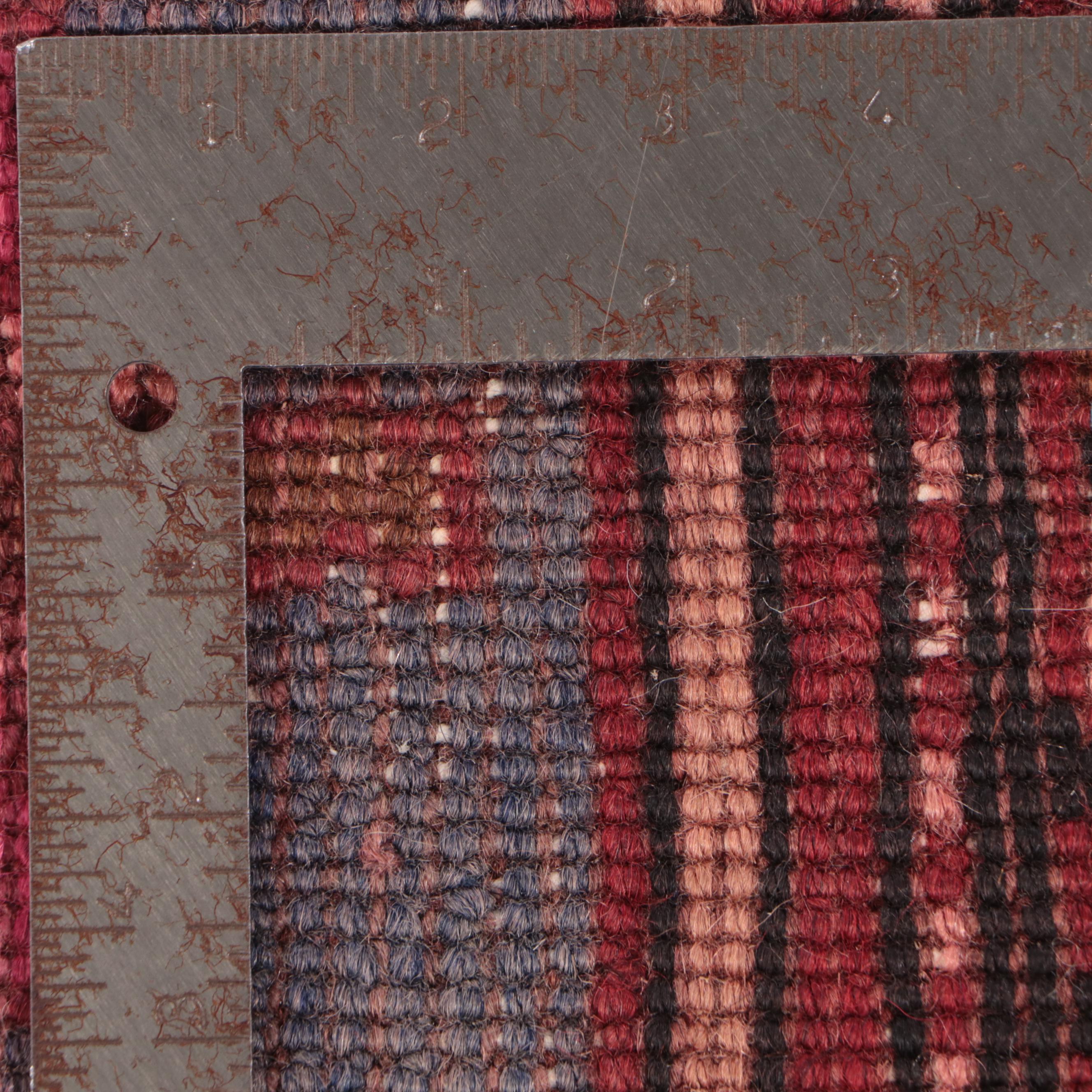 3'2 x 15'4 Hand-Knotted Persian Qashqai Carpet Runner