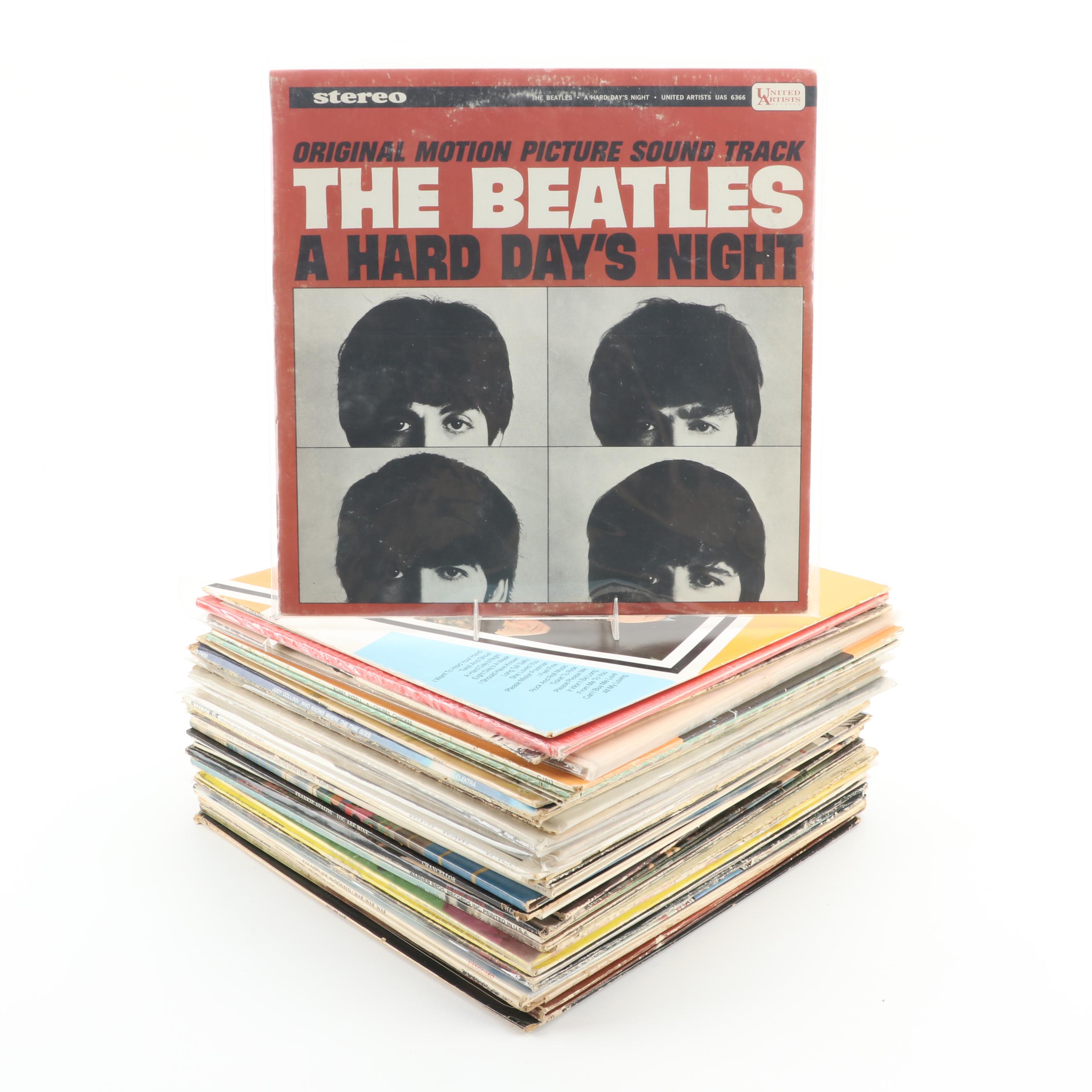 The Beatles, The Kinks, B-52's, Judy Collins and More Pop and Rock Vinyl Records