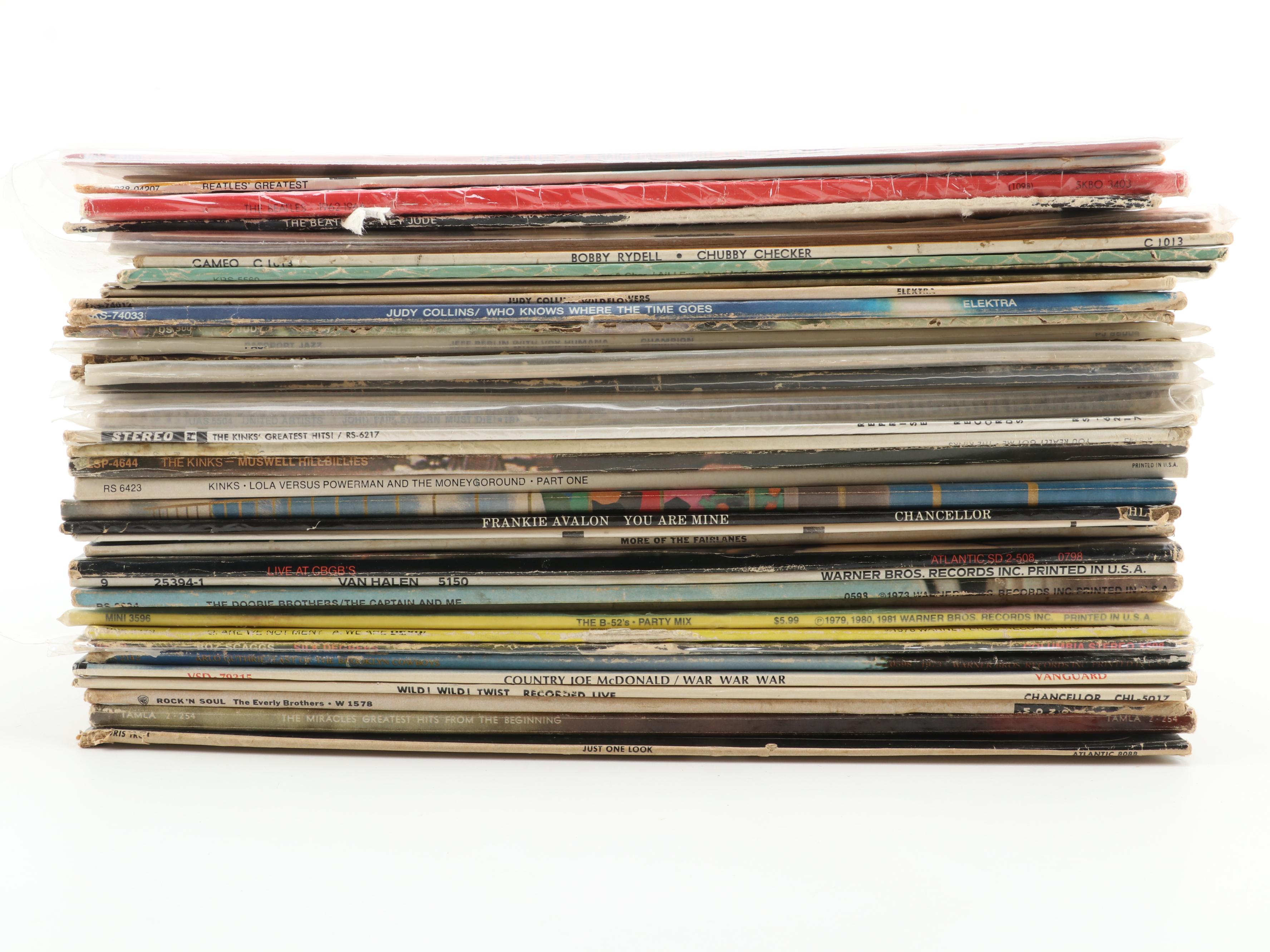 The Beatles, The Kinks, B-52's, Judy Collins and More Pop and Rock Vinyl Records