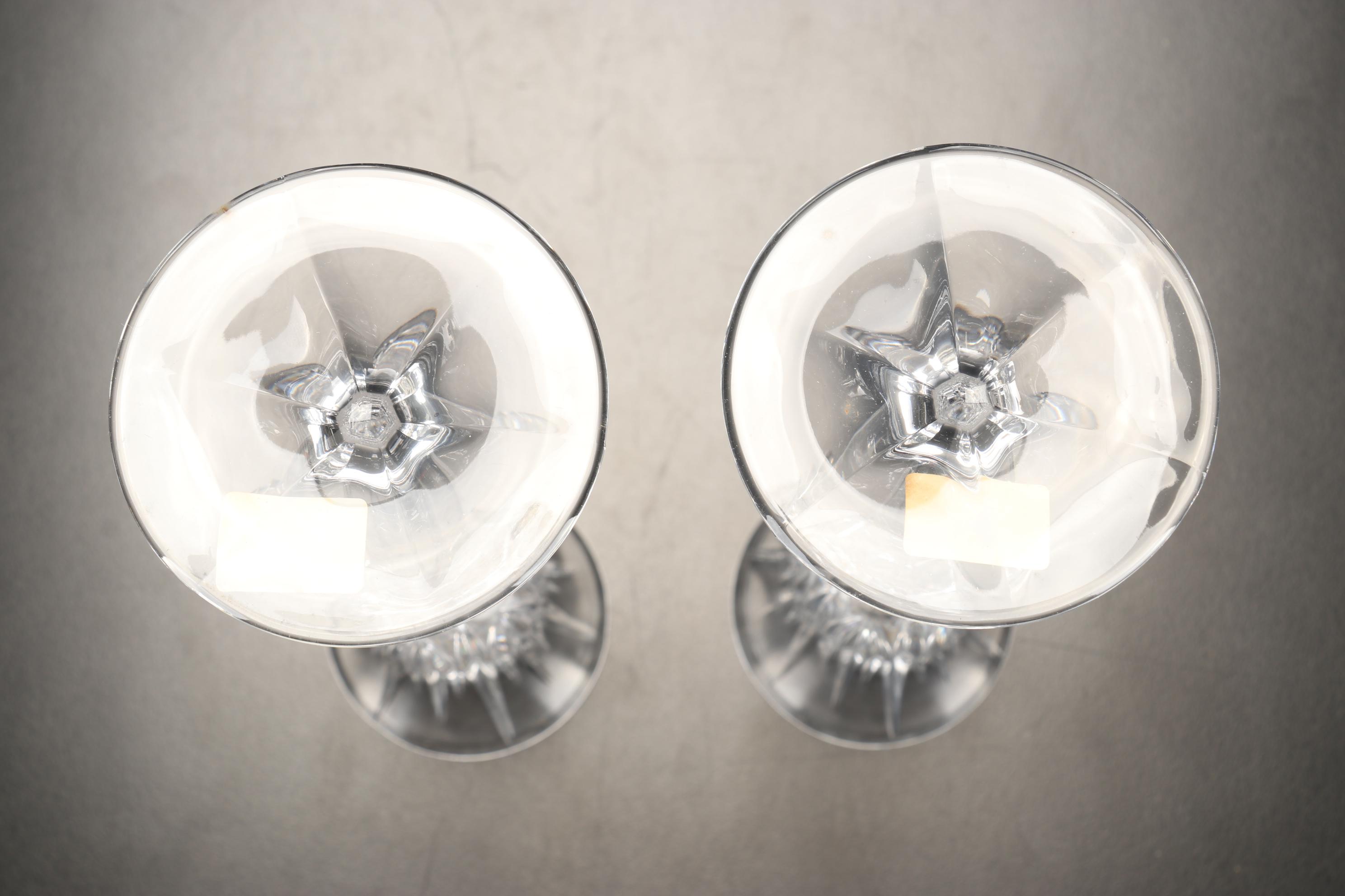 Waterford Crystal "Lismore" Hurricane Candle Holder, Kosta Boda Votive, and More