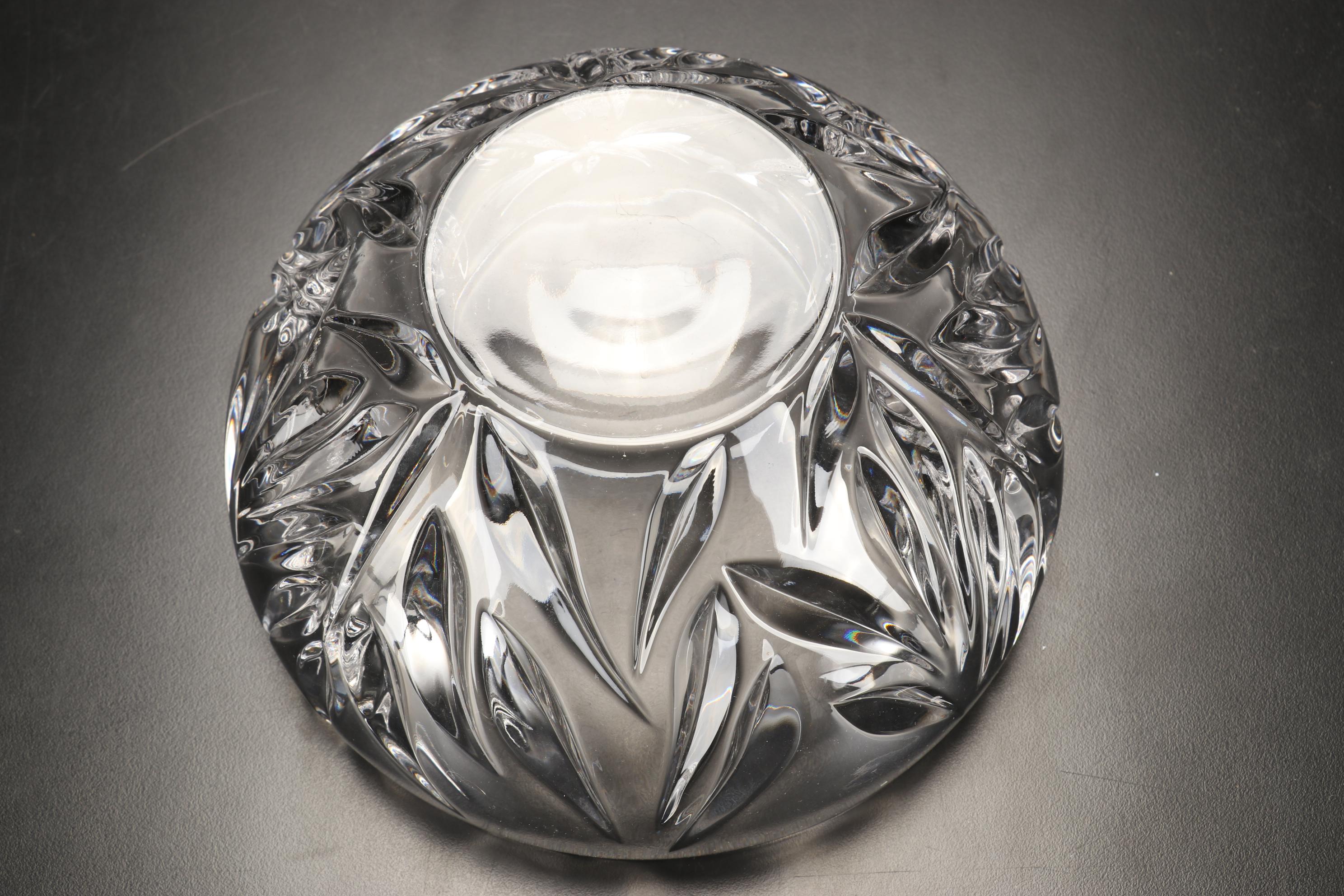 Waterford Crystal "Lismore" Hurricane Candle Holder, Kosta Boda Votive, and More