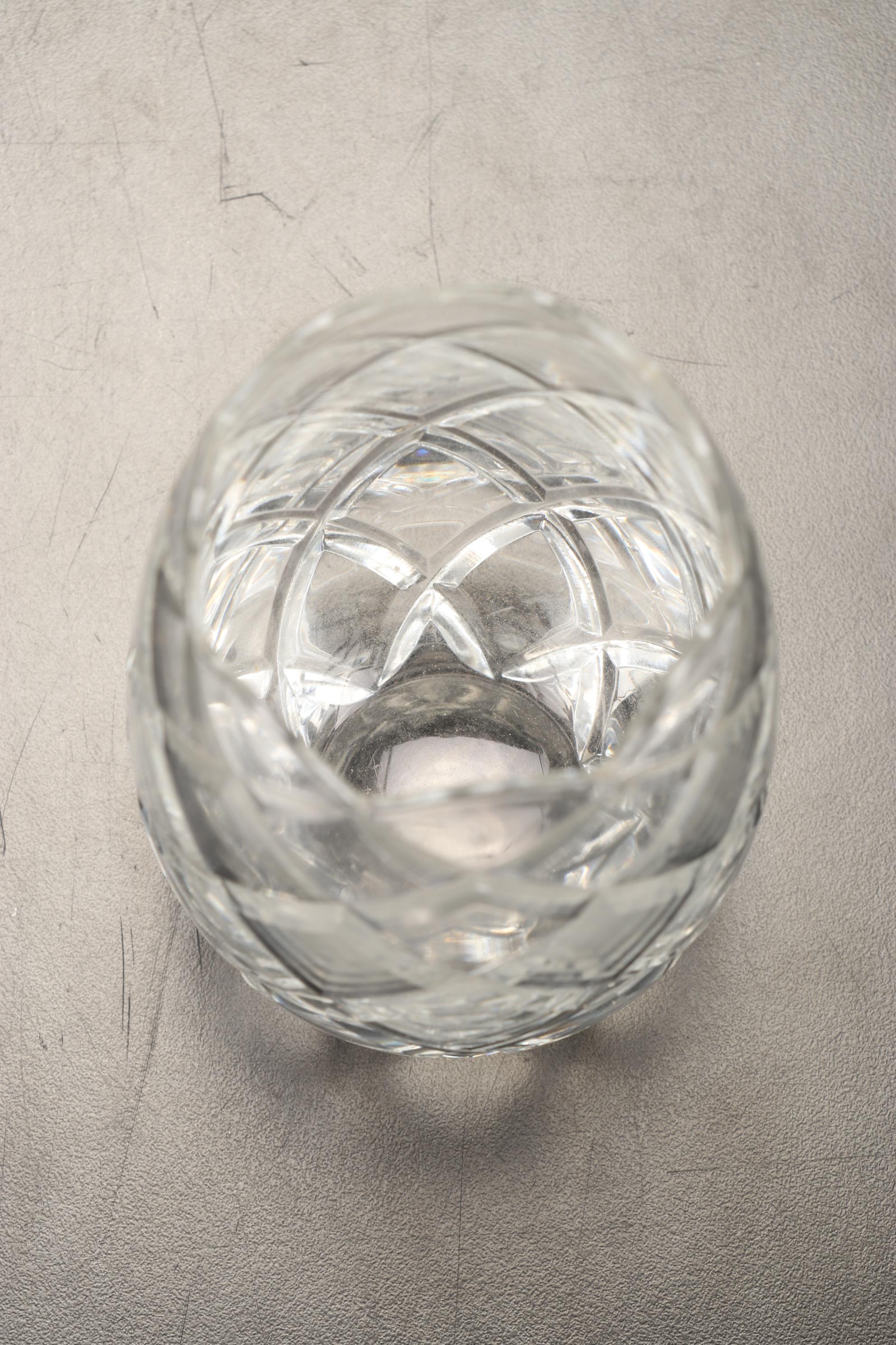 Waterford Crystal "Lismore" Hurricane Candle Holder, Kosta Boda Votive, and More