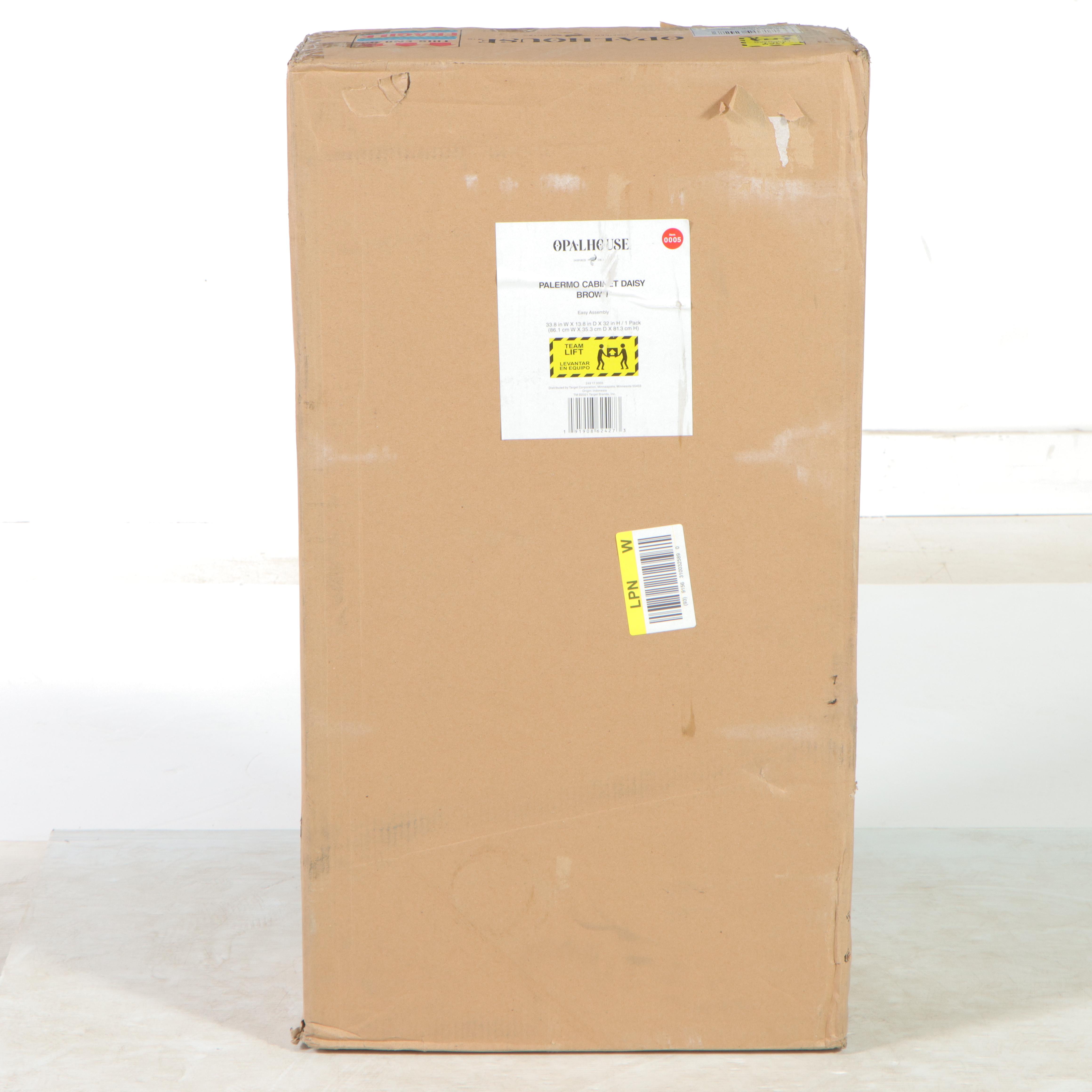 Opalhouse With Jungalow Palermo Cabinet With Daisy Webbing in Brown