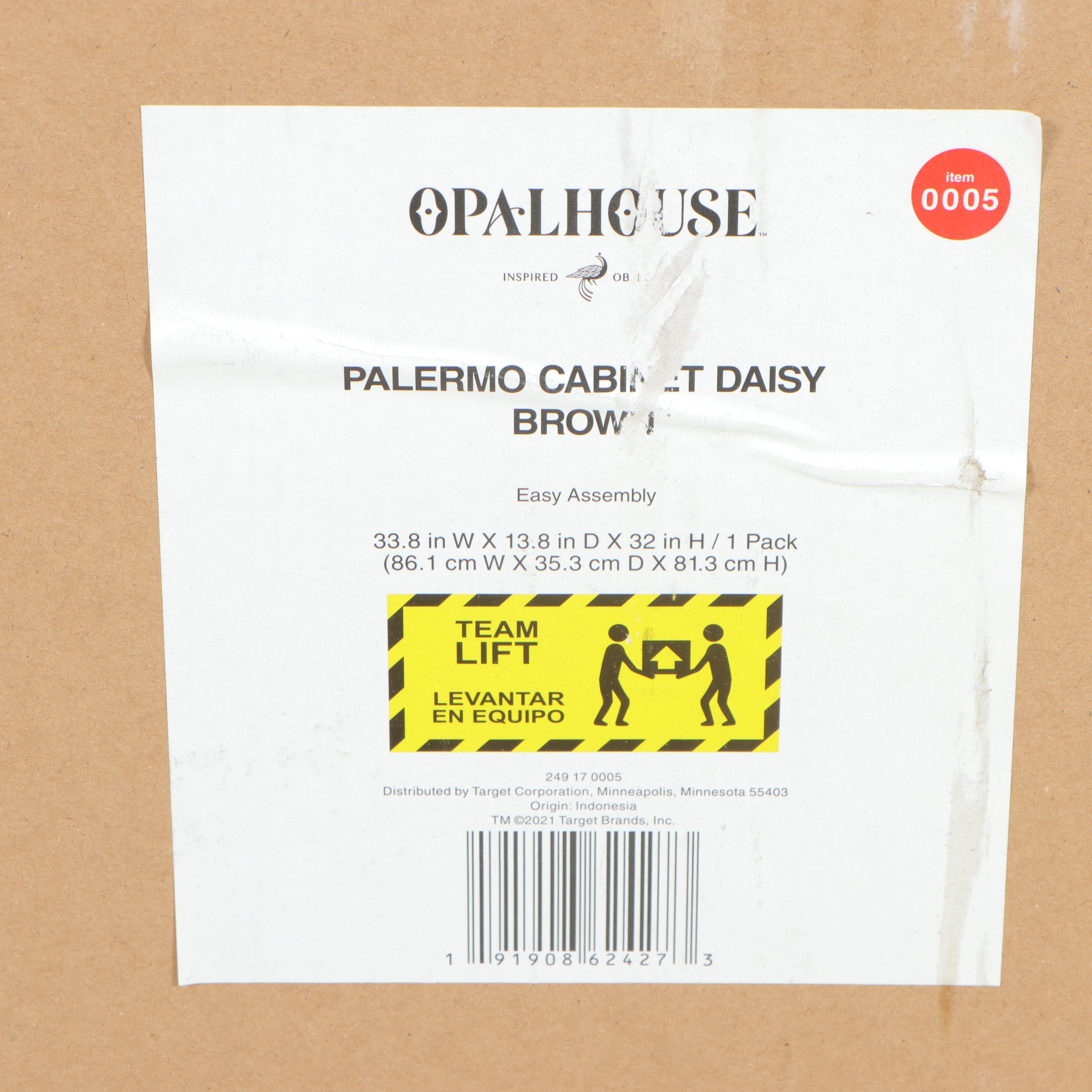 Opalhouse With Jungalow Palermo Cabinet With Daisy Webbing in Brown