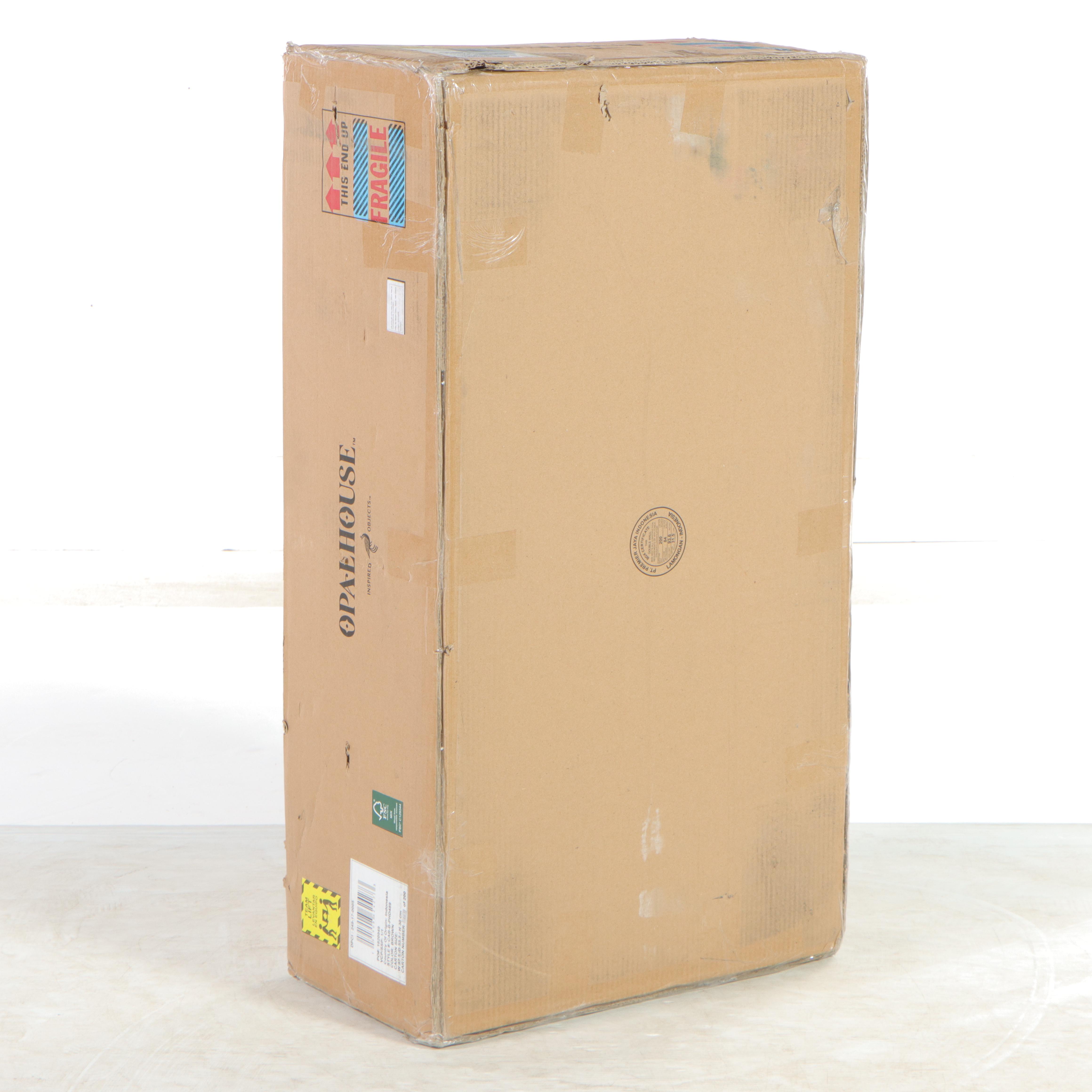 Opalhouse With Jungalow Palermo Cabinet With Daisy Webbing in Brown