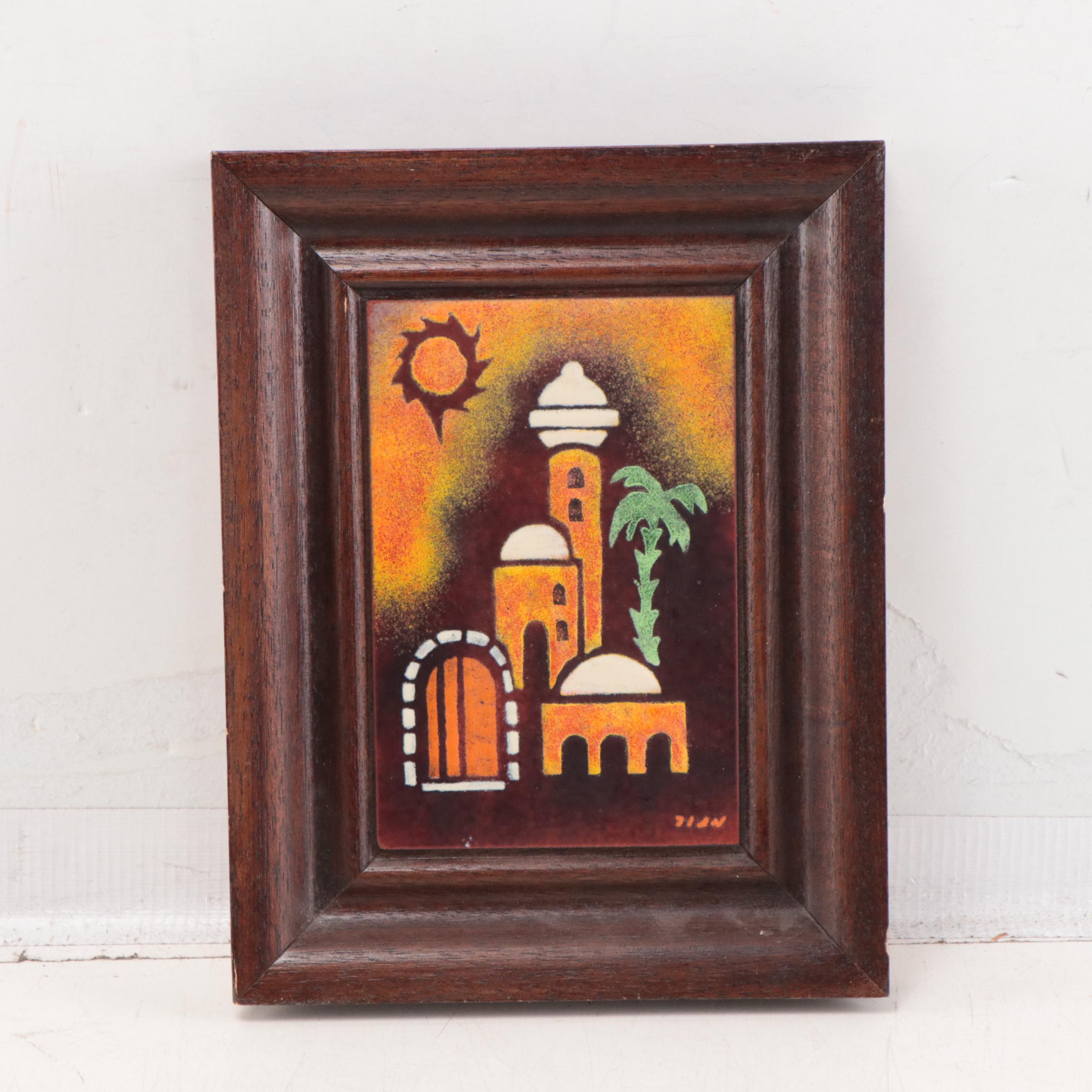 Judaica Themed Wall Art Compositions and Mixed Media Painting