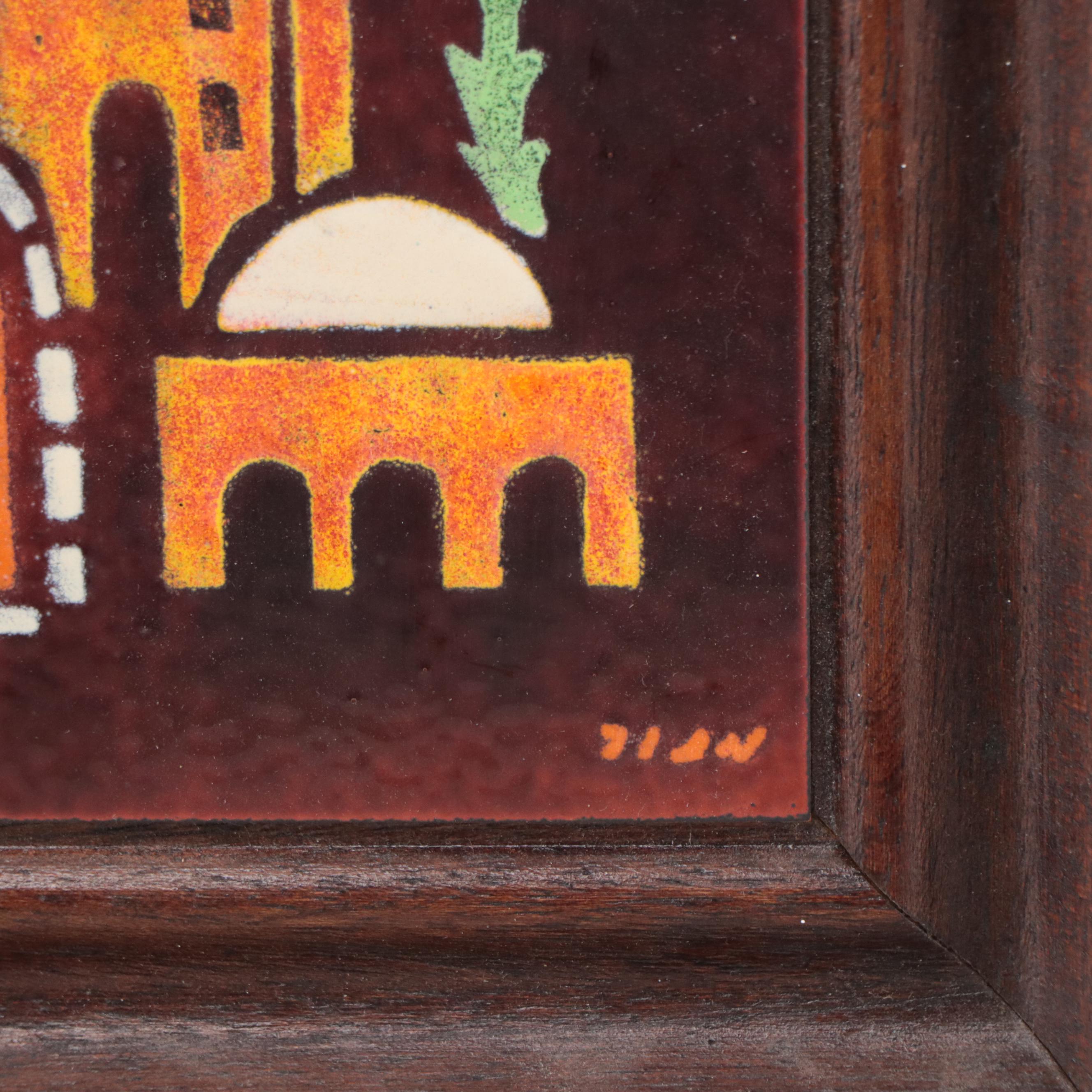 Judaica Themed Wall Art Compositions and Mixed Media Painting