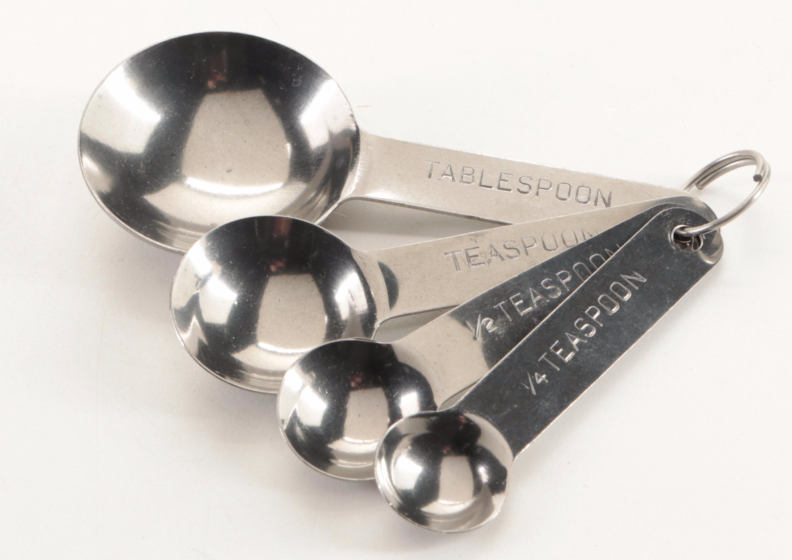 Tagus Copper-Clad Cookware With Measuring Cups and Stainless Steel Spoons