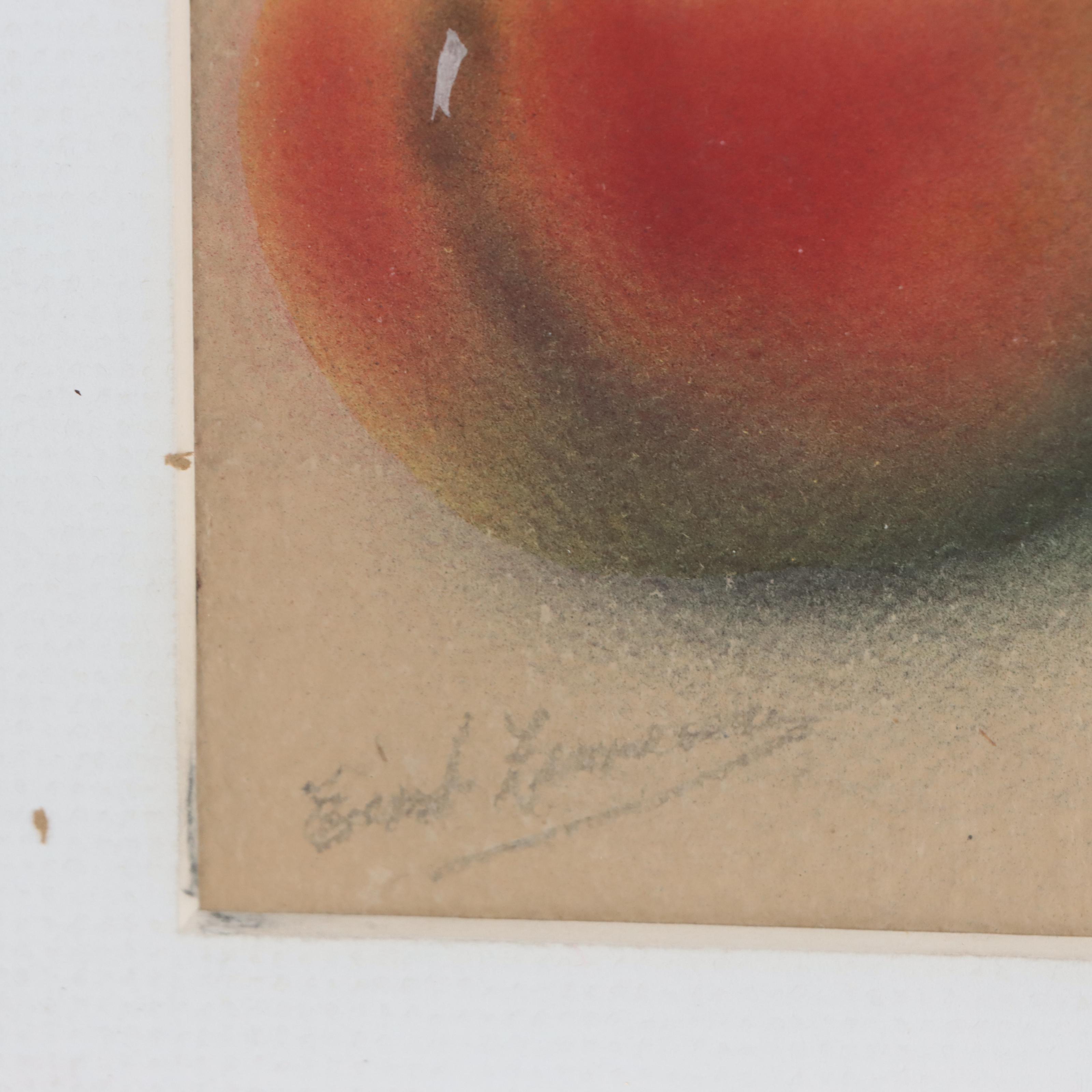 Mixed Media Painting of Fruit Still Life