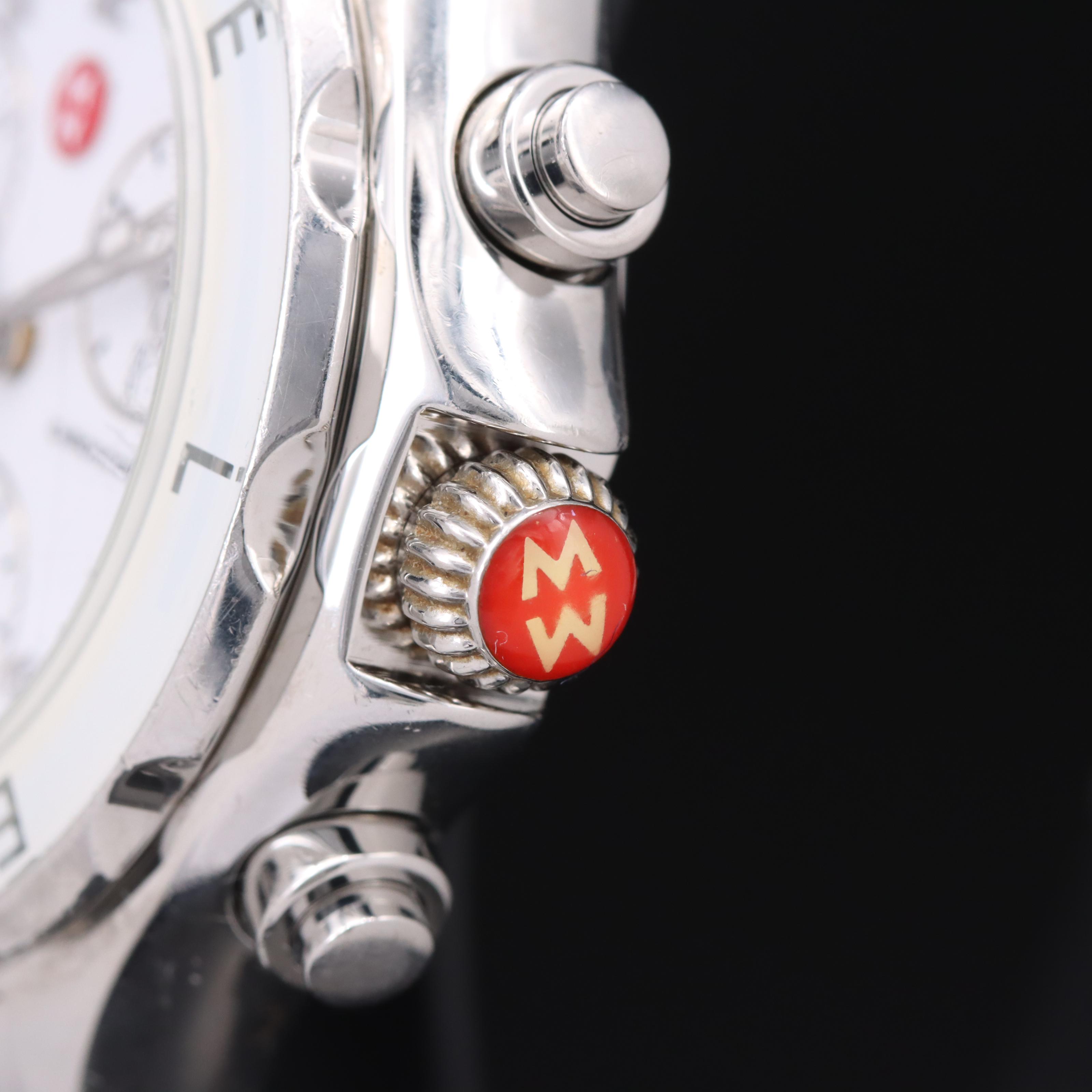 Michele Tahitian Ceramic Chronograph with Date Watch