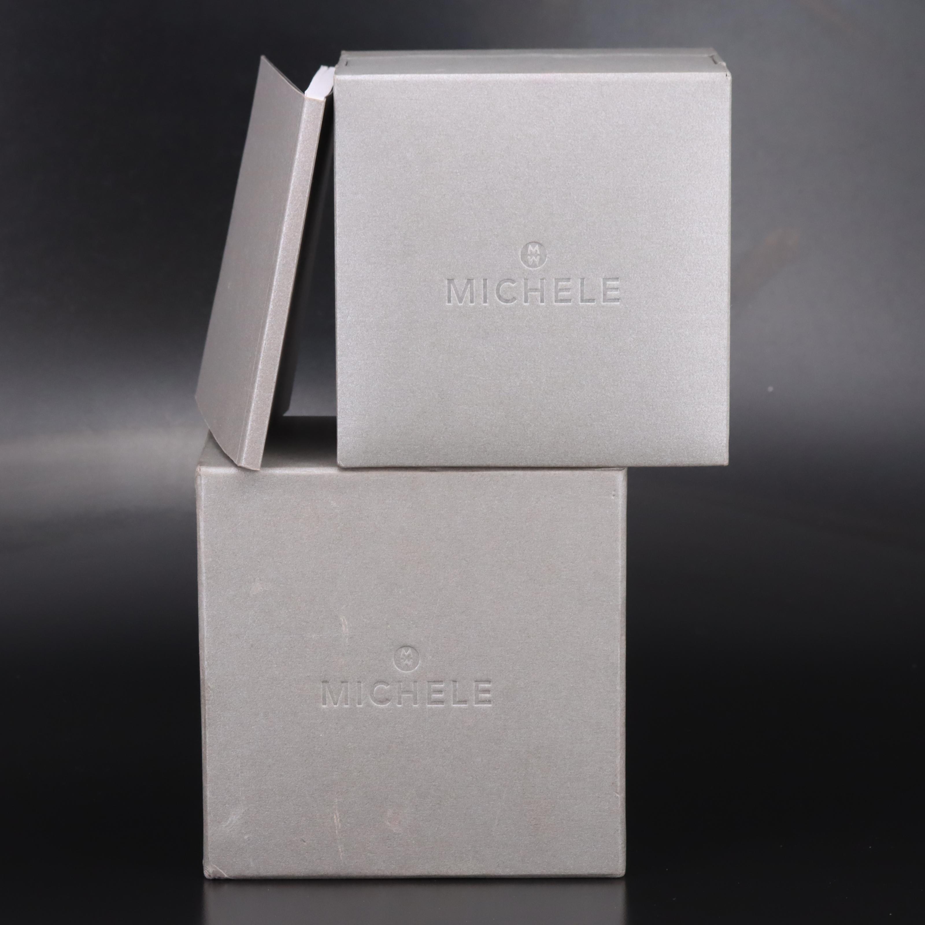 Michele Tahitian Ceramic Chronograph with Date Watch