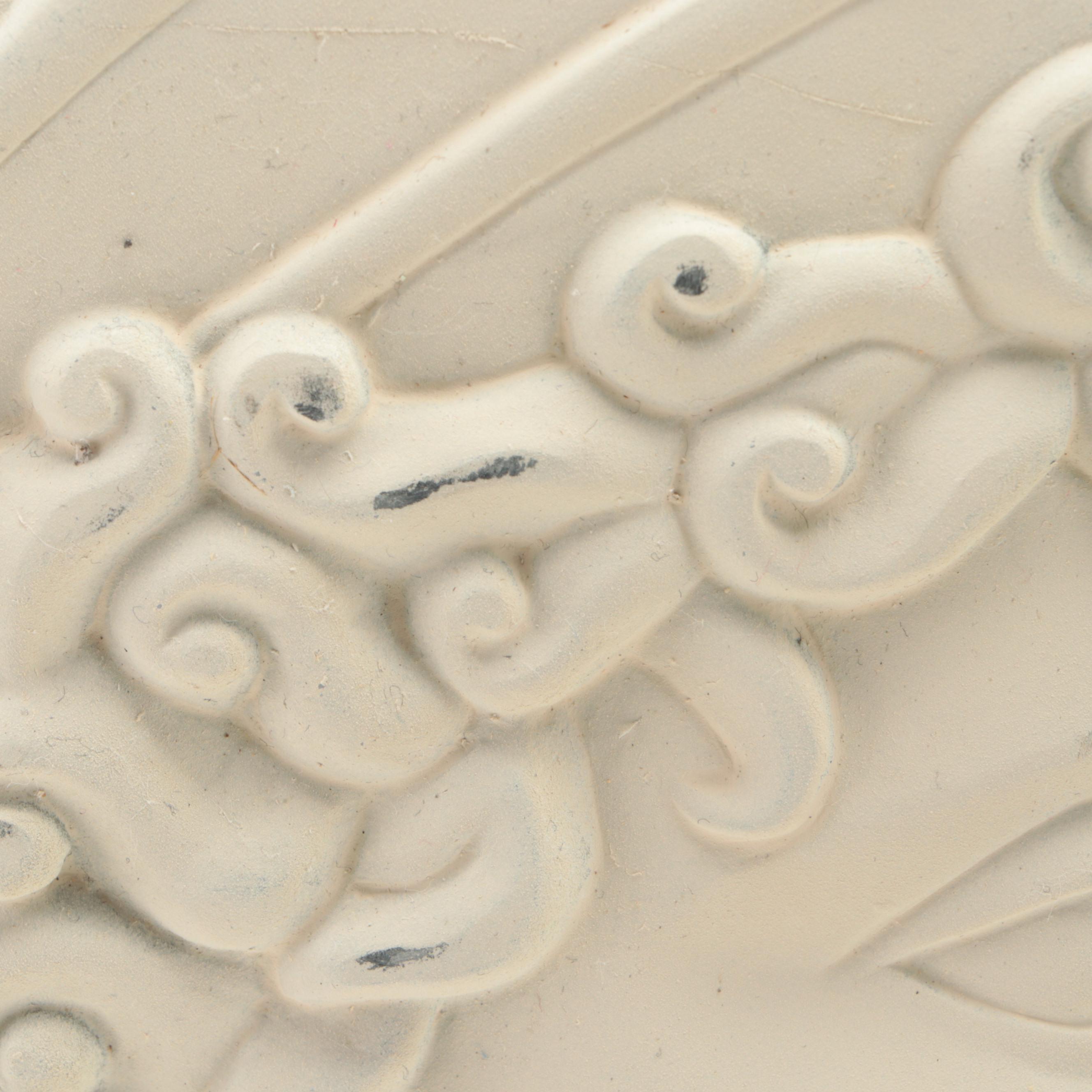 Plastic Neoclassical Style Cameo Medallions