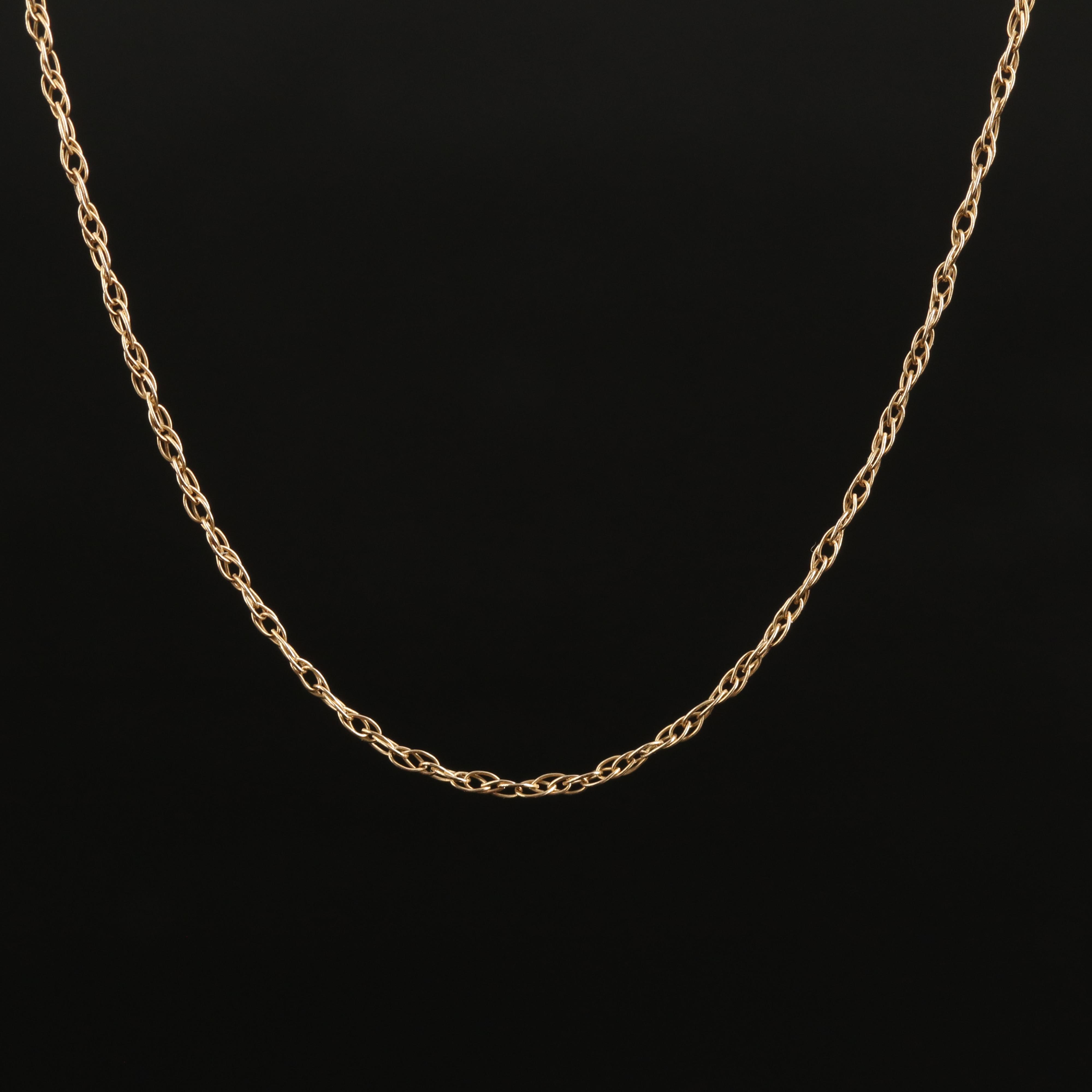 14K Singapore Chain Necklace