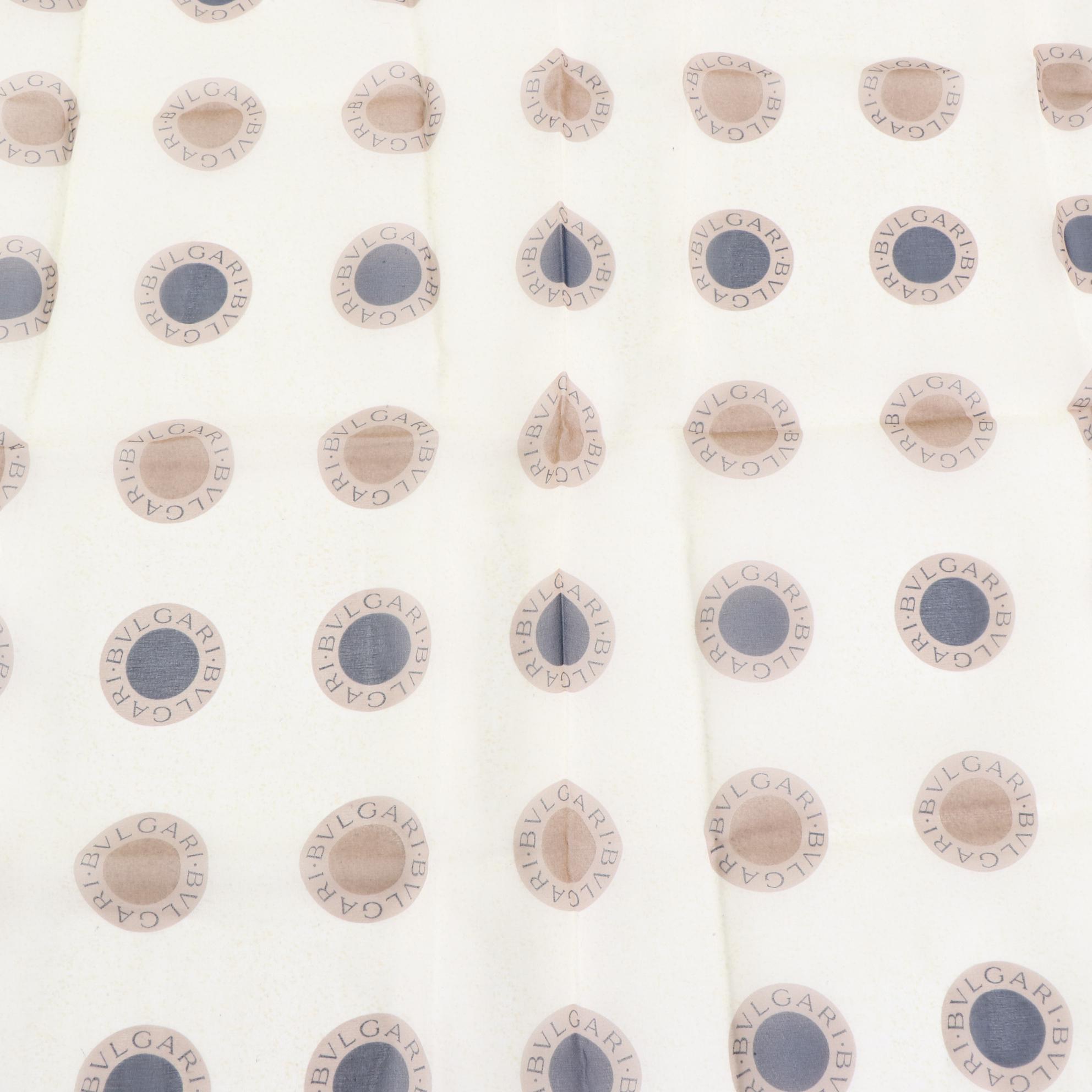 BVLGARI Scarves in Printed Silk Chiffon