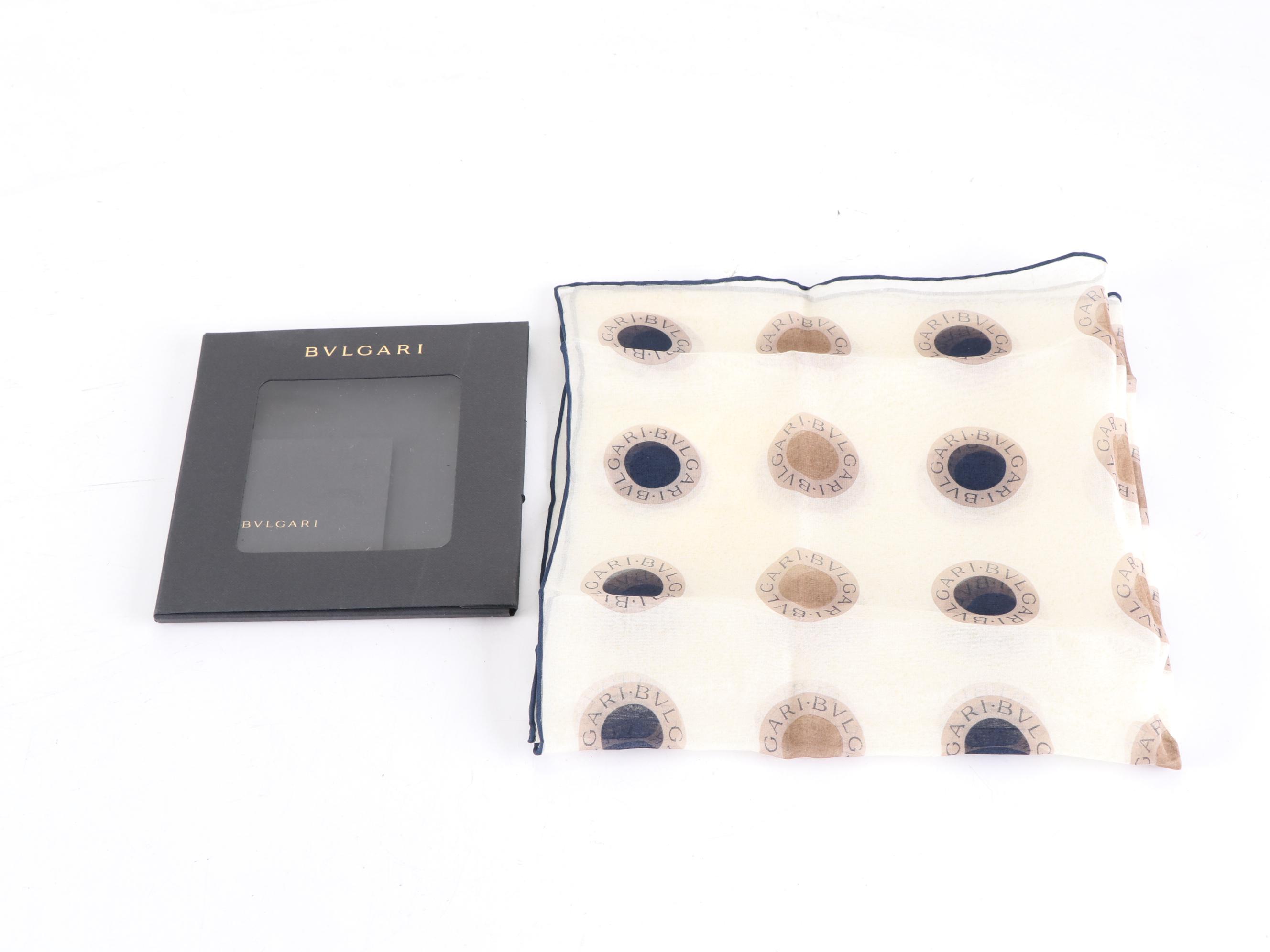 BVLGARI Scarves in Printed Silk Chiffon