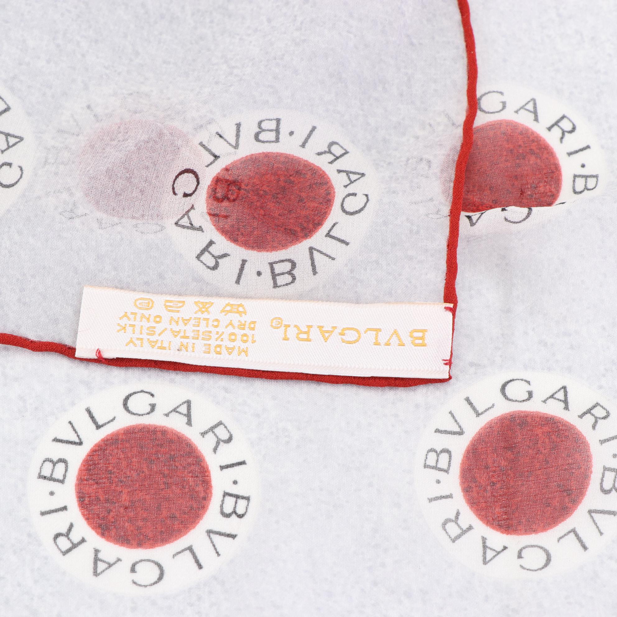 BVLGARI Scarves in Printed Silk Chiffon