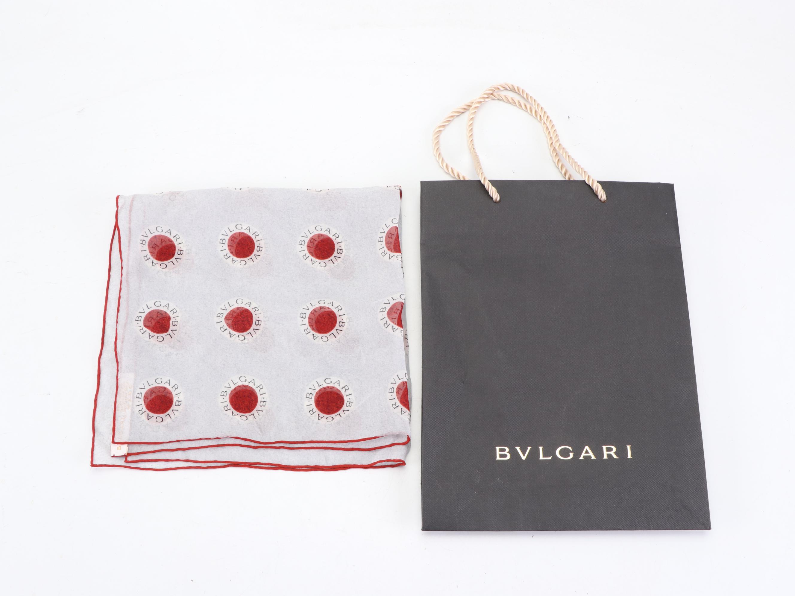 BVLGARI Scarves in Printed Silk Chiffon
