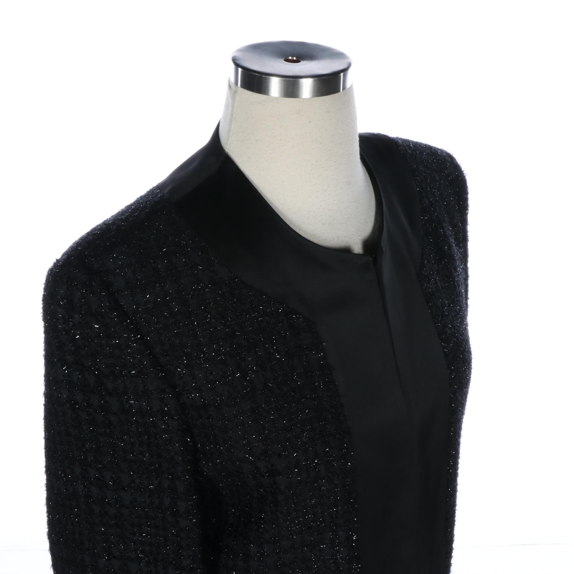 Just Cavalli Tweed Jacket with Studded Cuffs, New with Tag