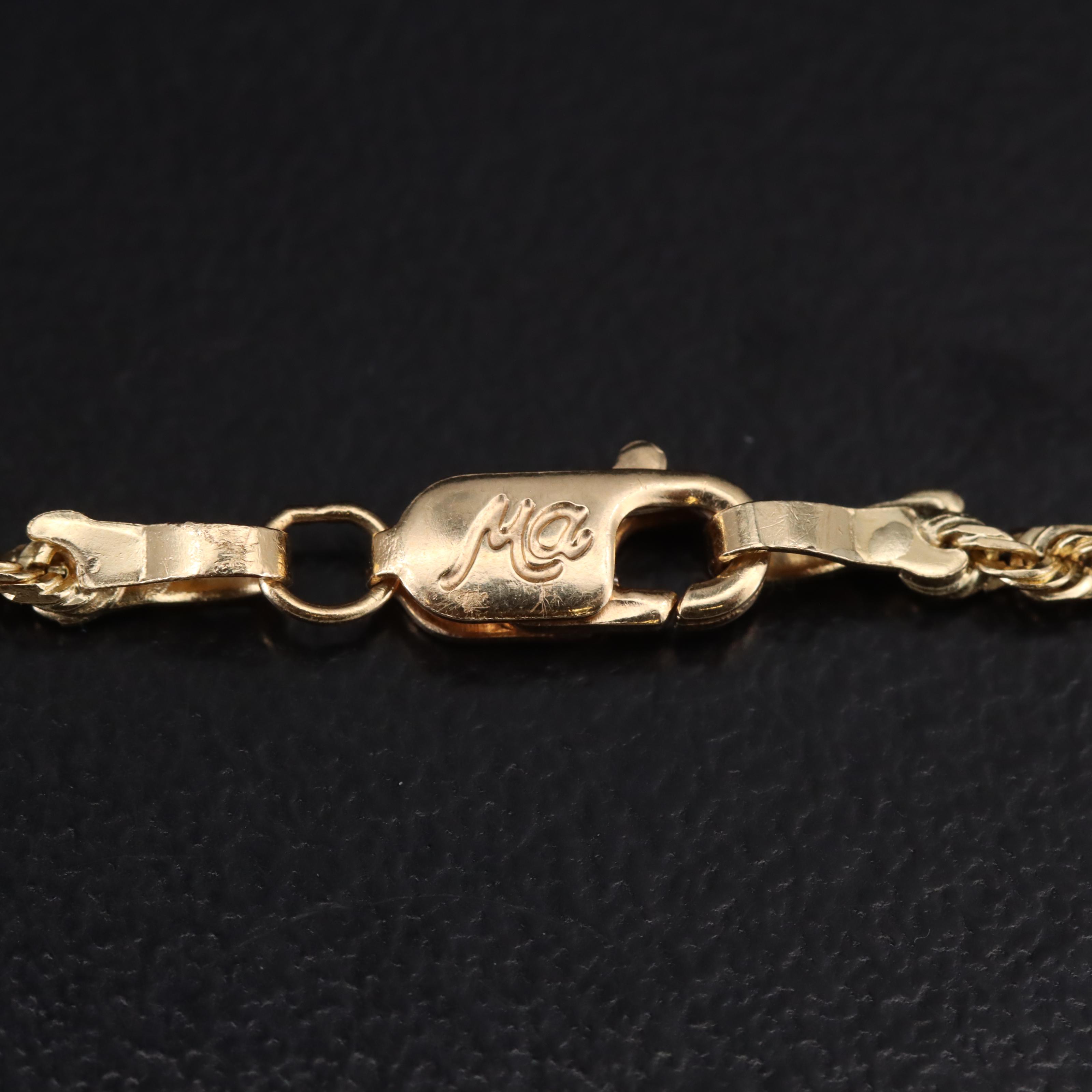 14K 0.54 CTW Diamond Slide Pendant Necklace