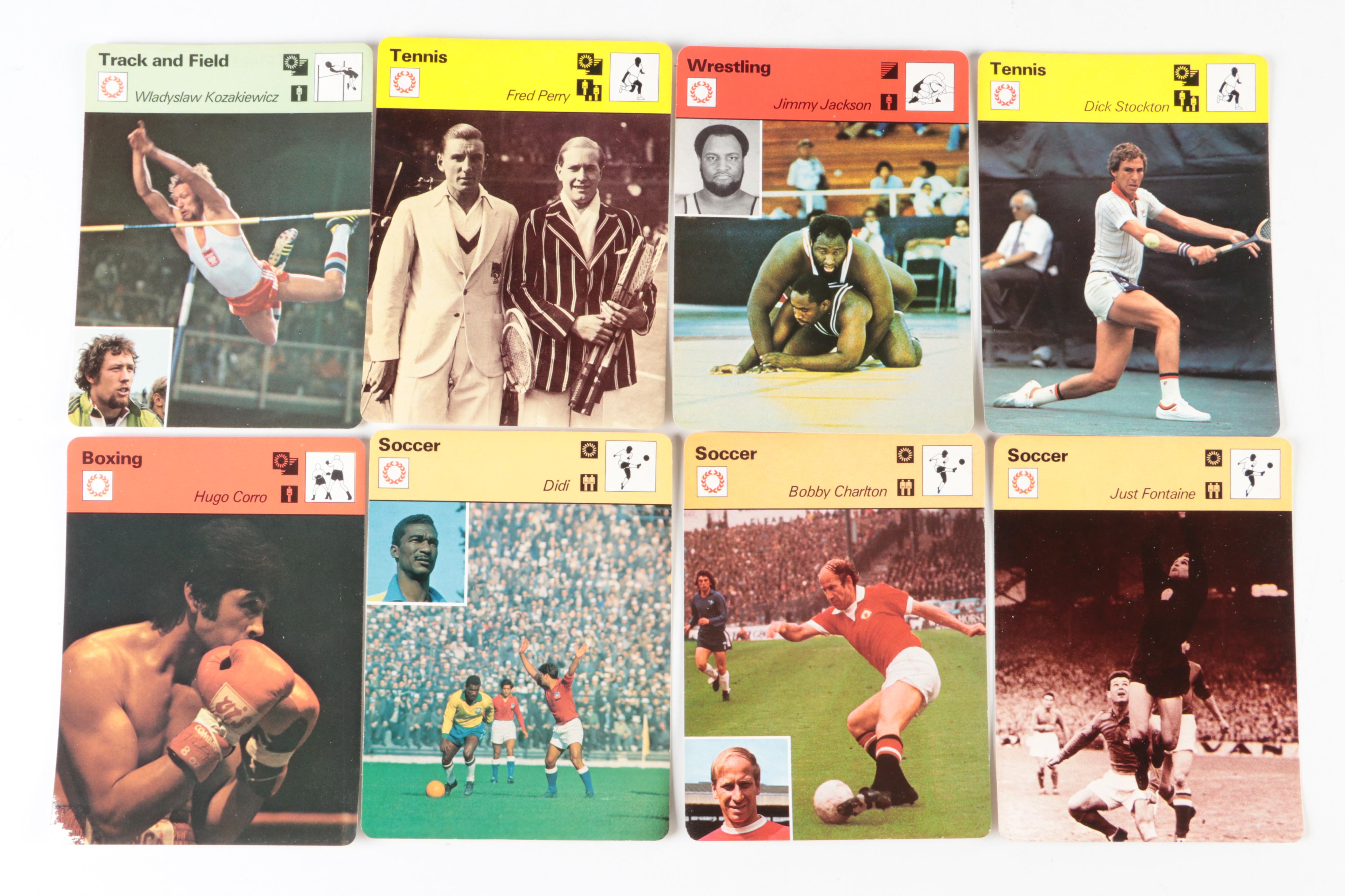 Sportscaster Multi-Sport Trading Cards with Bobby Hull and More, 1970s