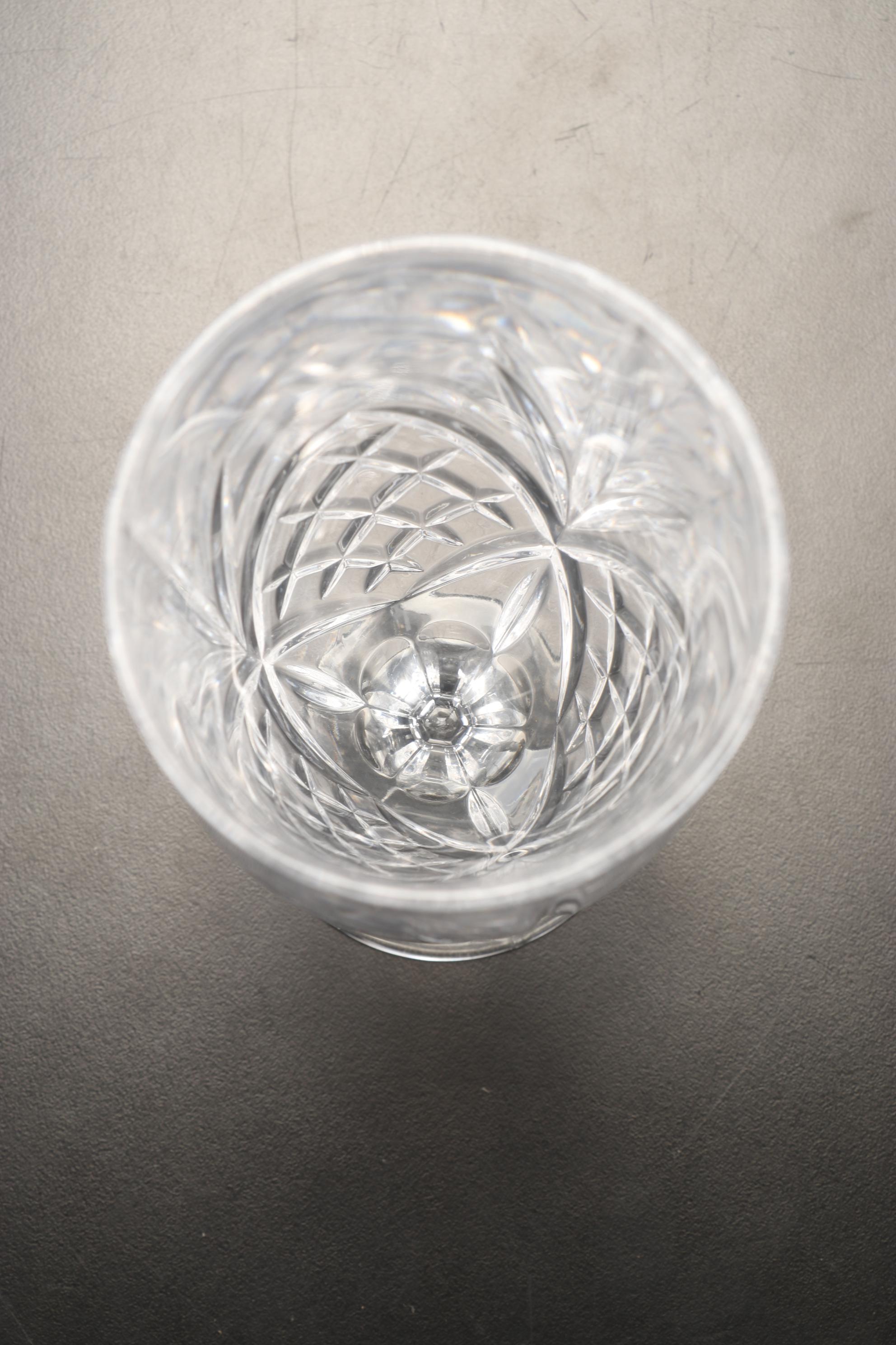 Godinger "Dublin" Crystal Iced Tea Glasses with Rogaska "Soho" Octagonal Bowl