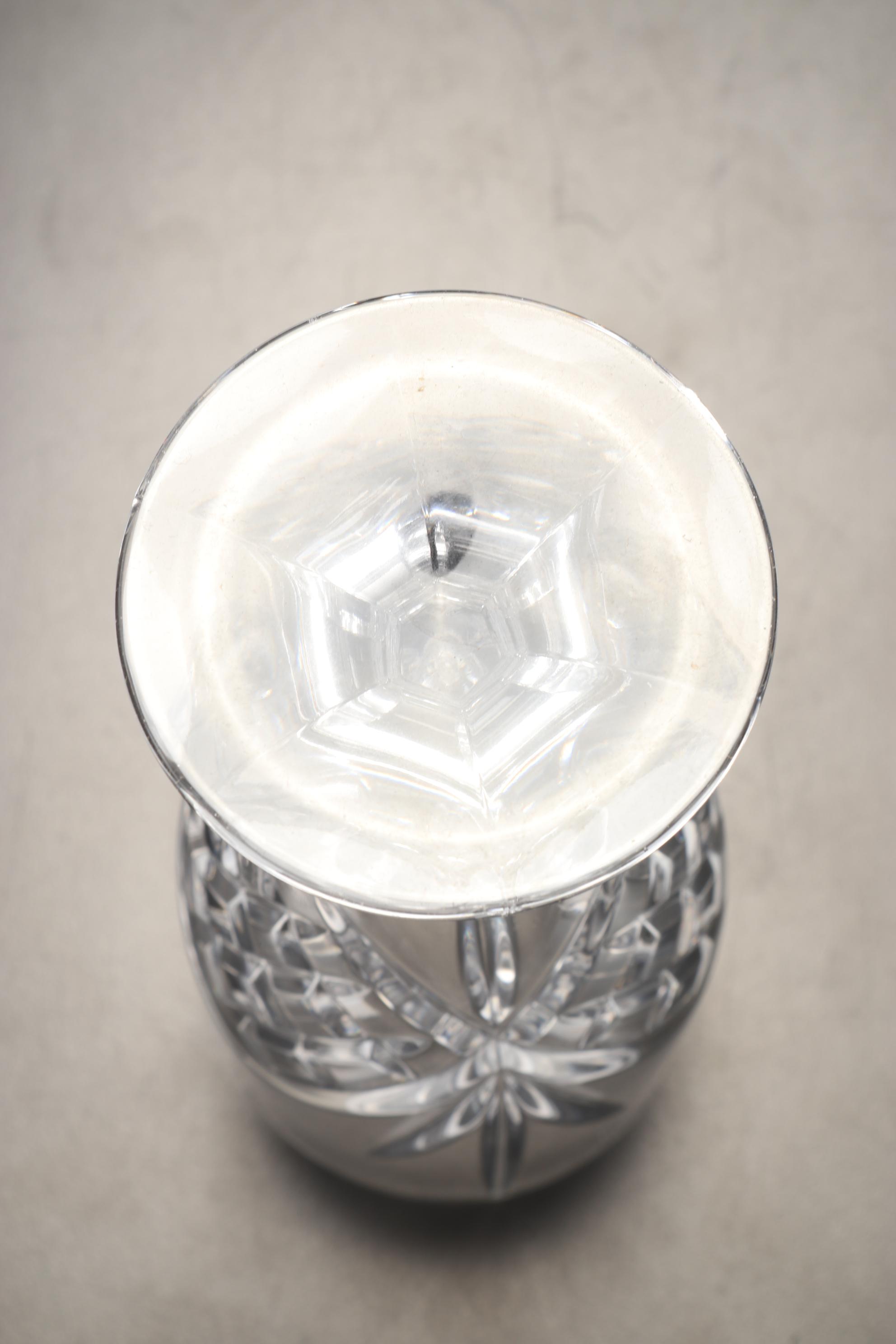 Godinger "Dublin" Crystal Iced Tea Glasses with Rogaska "Soho" Octagonal Bowl