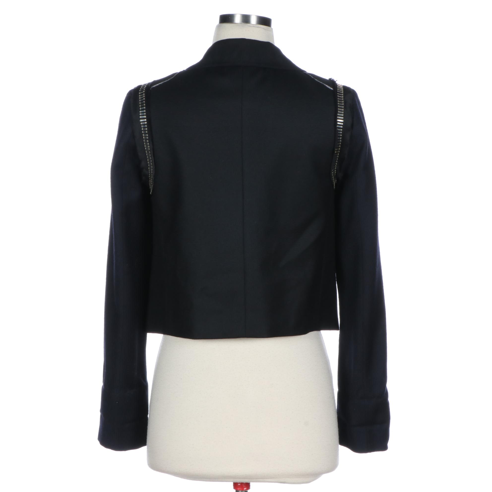 Chloé Embellished Wool and Cashmere Jacket
