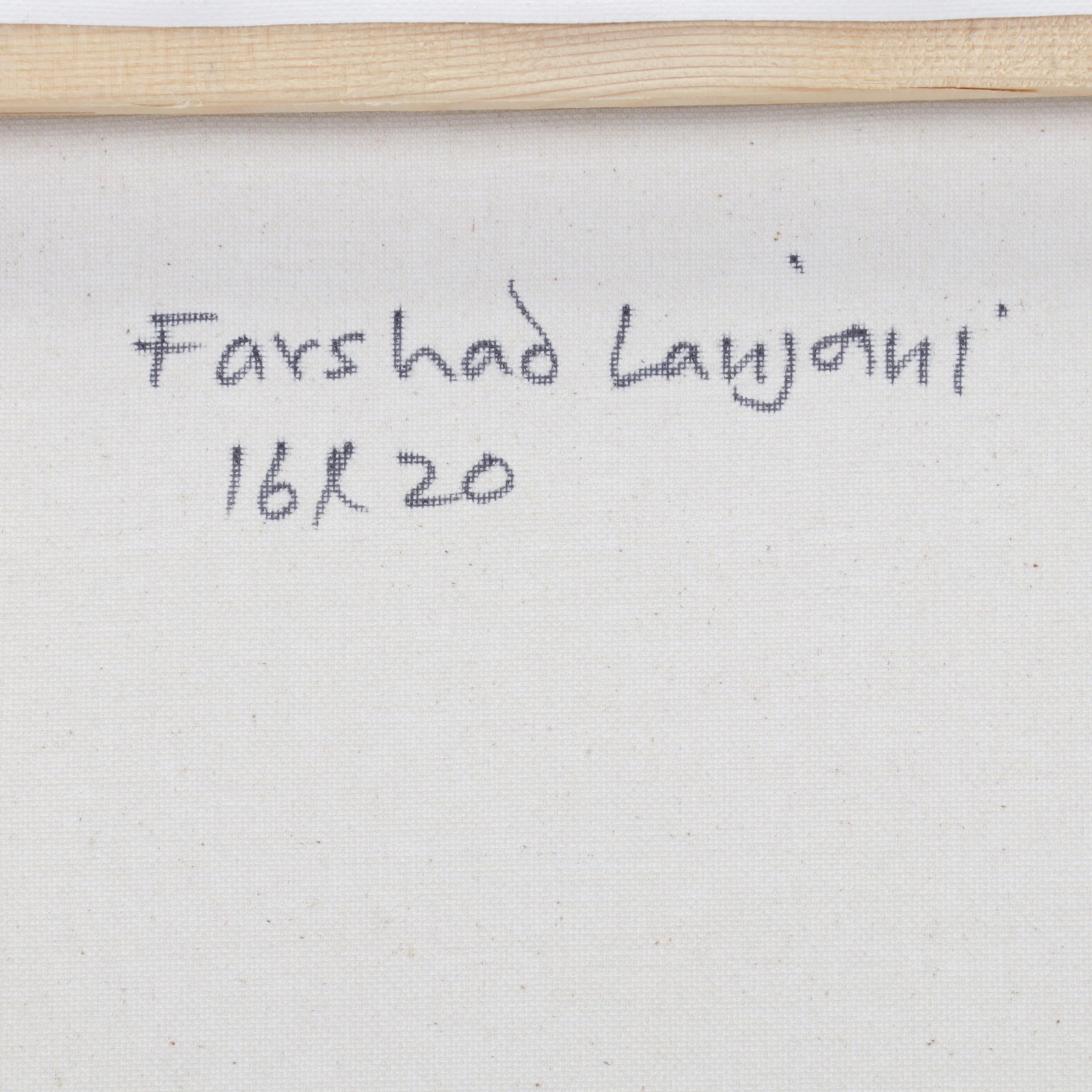 Farshad Lanjani Abstract Acrylic Painting, 21st Century