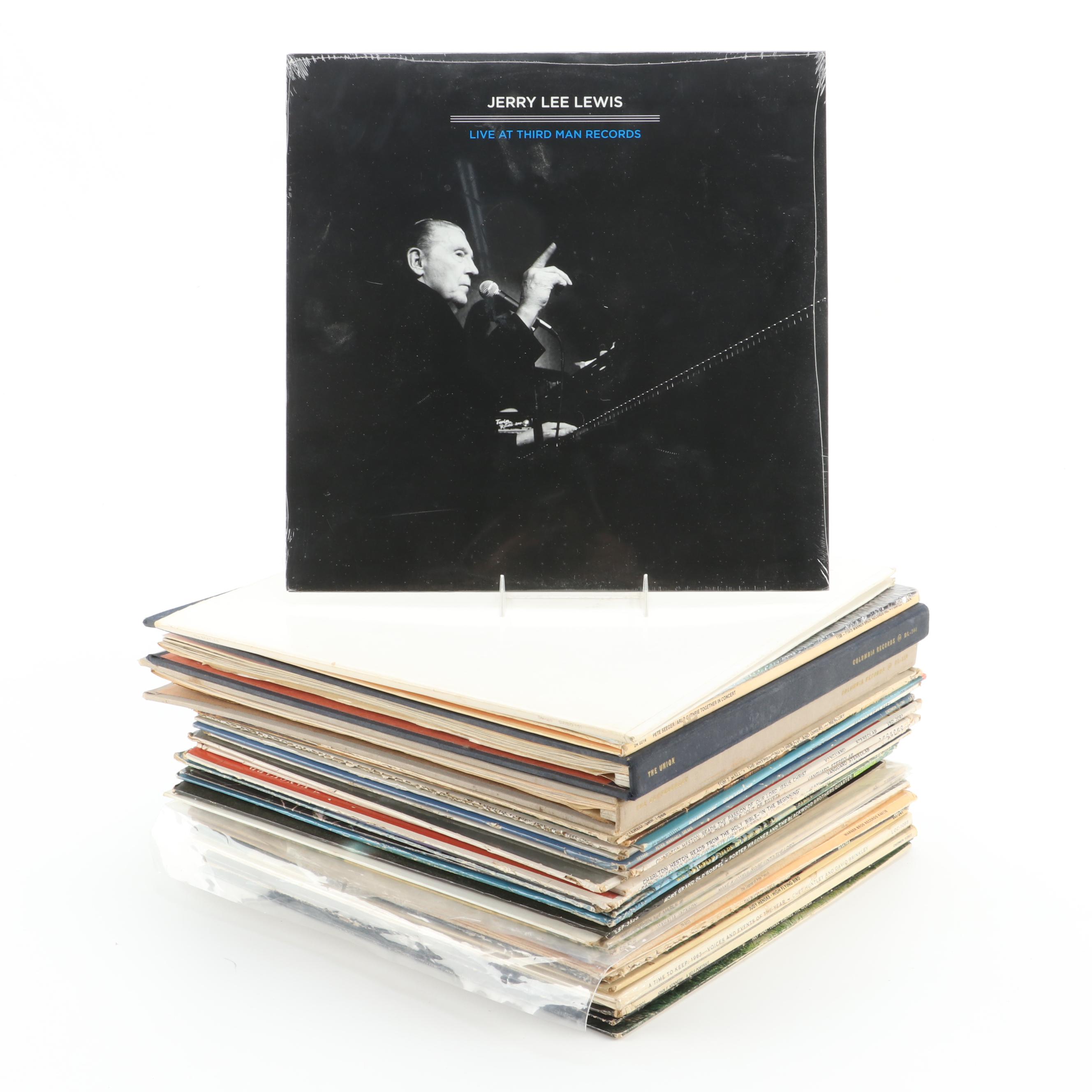 Charlton Heston Reads, Peter Marshall Speaks, More Vinyl Records